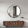 Jill Zarin 36" Elegant Round Metal Wall Mirror