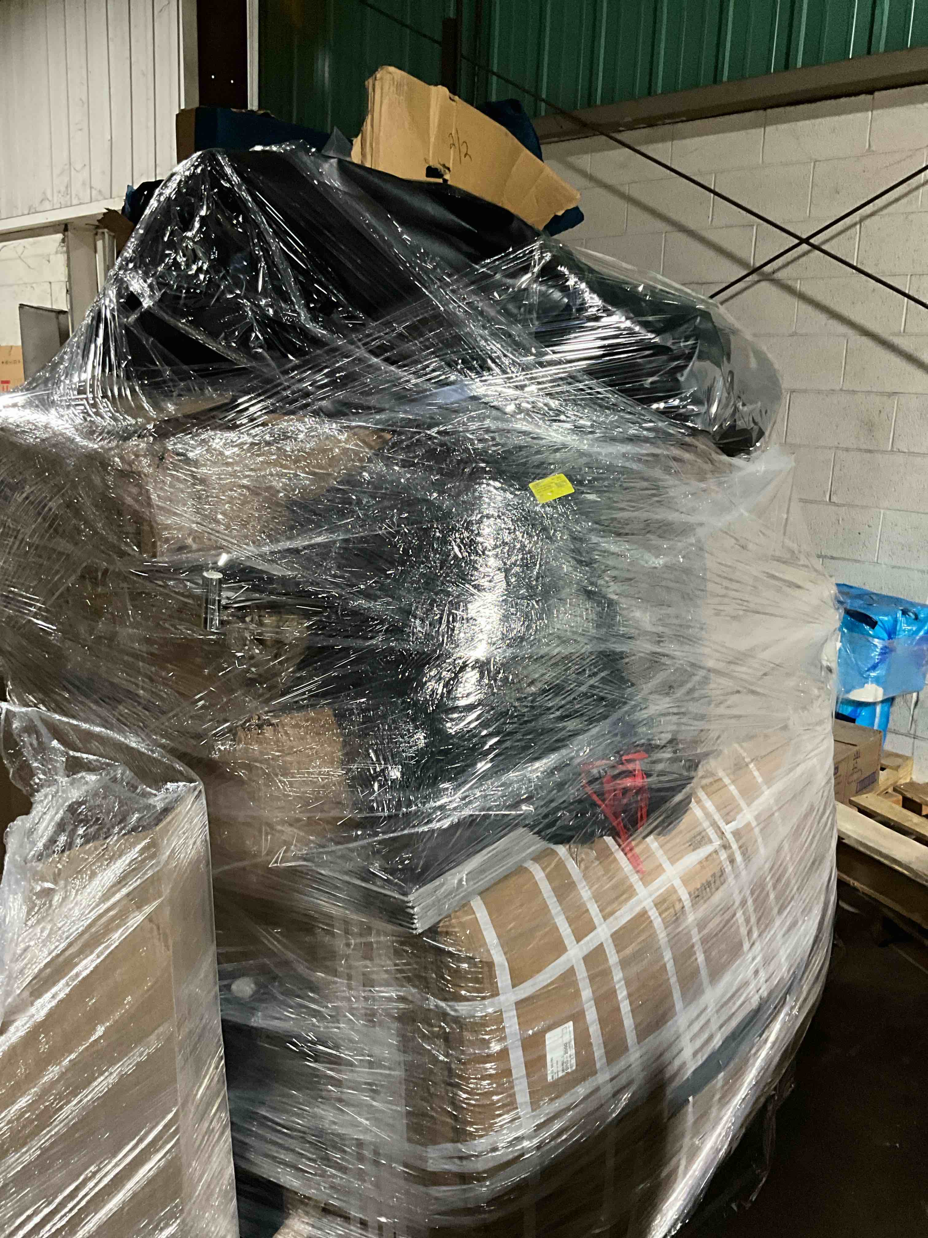 Pallet Lot of 12 Miscellaneous Assorted Items ( Shelving , Furniture, Sofa and so much more ) 