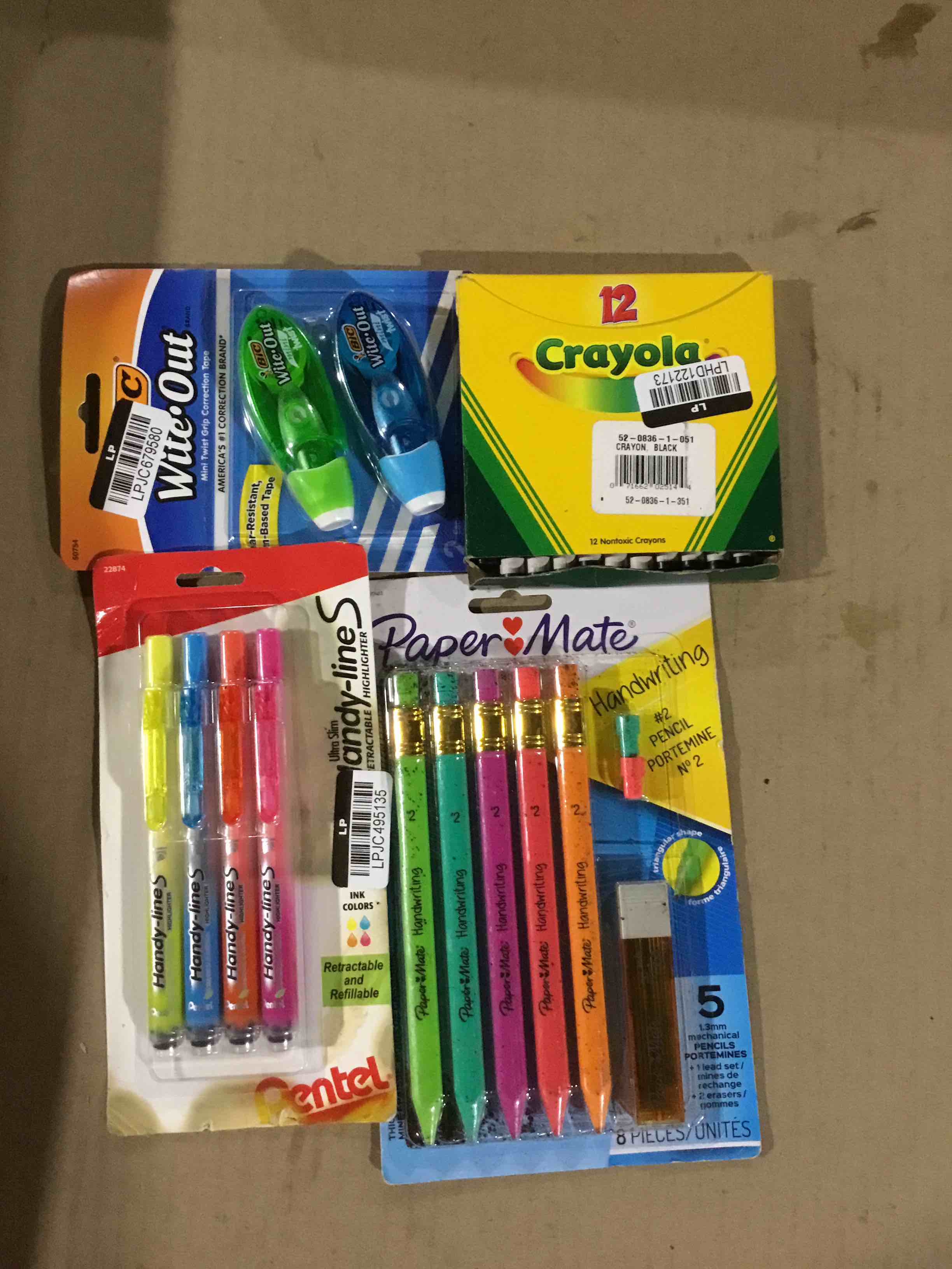 Paper Mate Handwriting Triangular Mechanical Pencil Set with Lead & Eraser Refills  1.3mm  8 Count