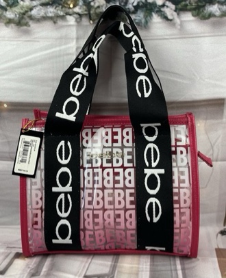 Hana Clear Tote Bag pink