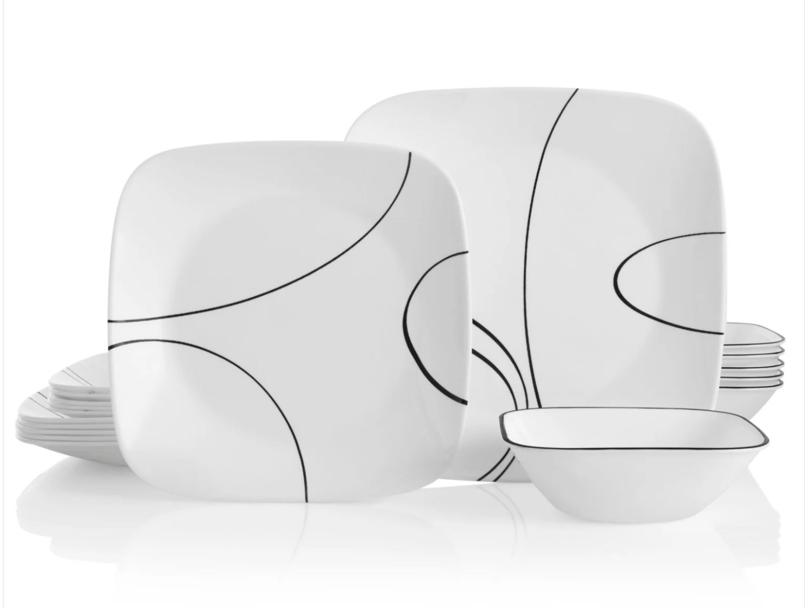 Corelle® Simple Lines  Dinnerware Set
