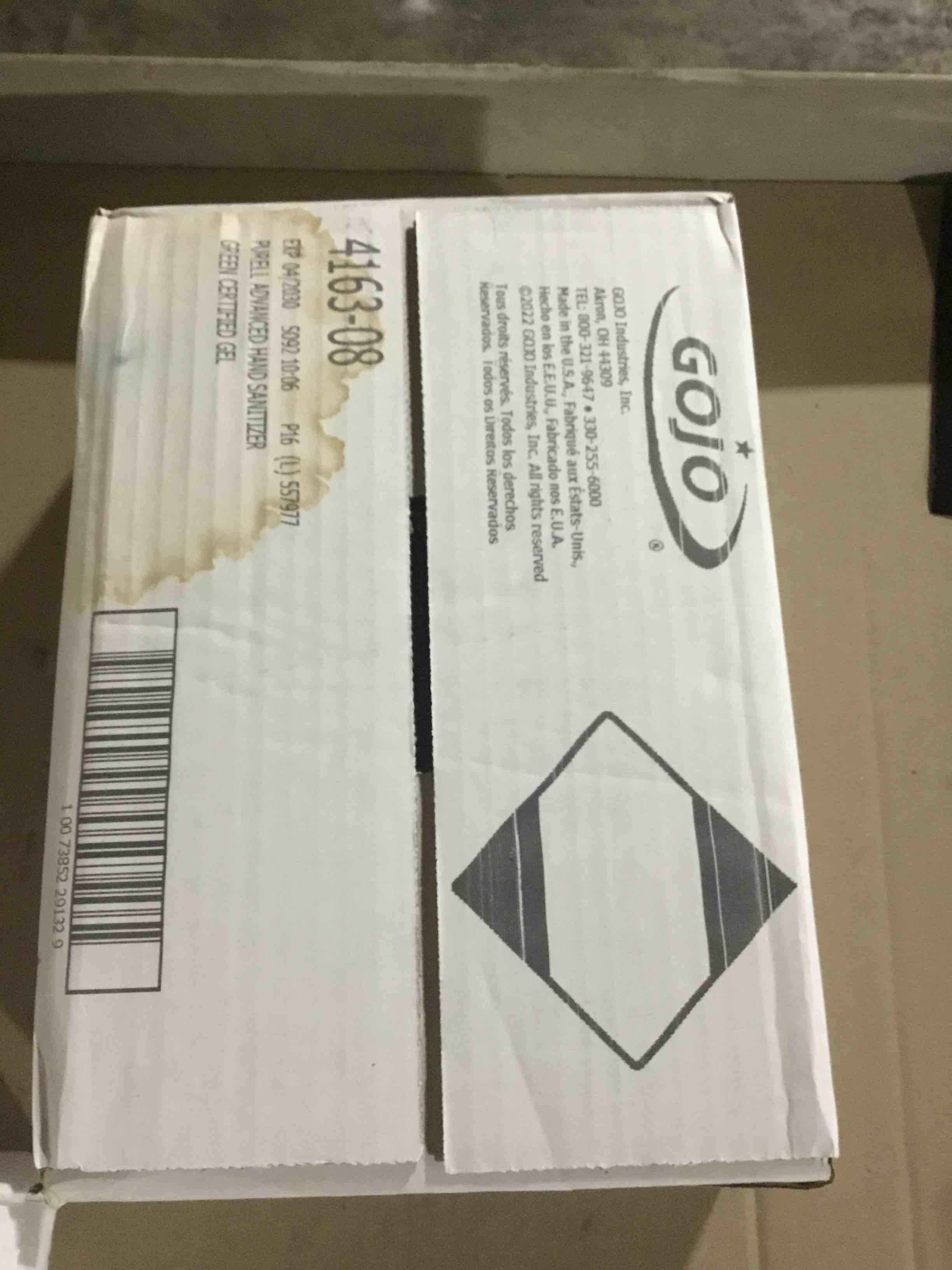 4 pack.PURELL Sanitizing Gel Fragrance-free Scent - 33.8 fl oz (1000 mL) - Kill Germs - Hand - Clear - Dye-free - 8 / Carton