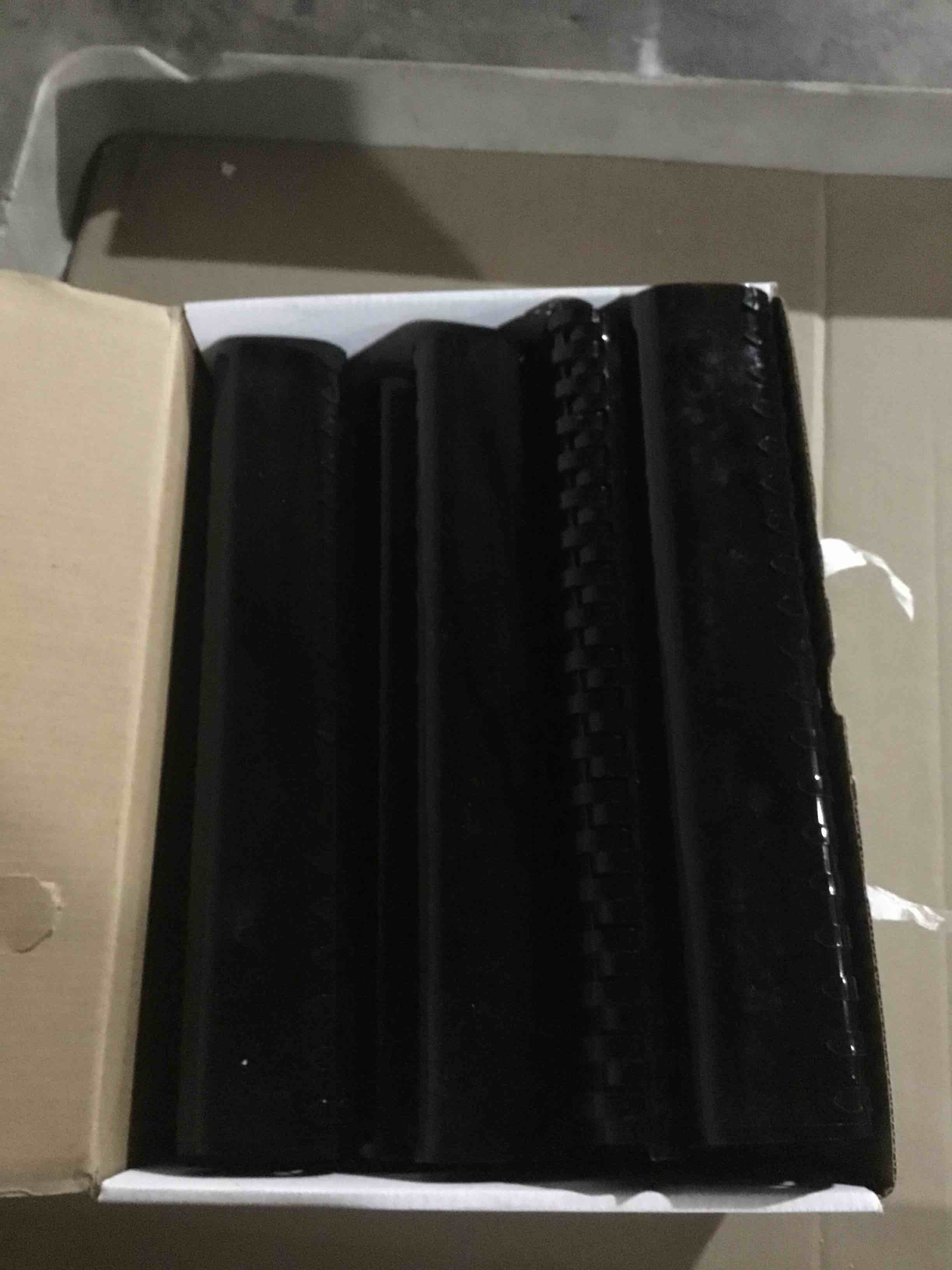 GBC Binding Spines / Spirals / Coils, 2" Diameter, 500 Sheet Capacity, CombBind, Black, 50 Pack (4200022)