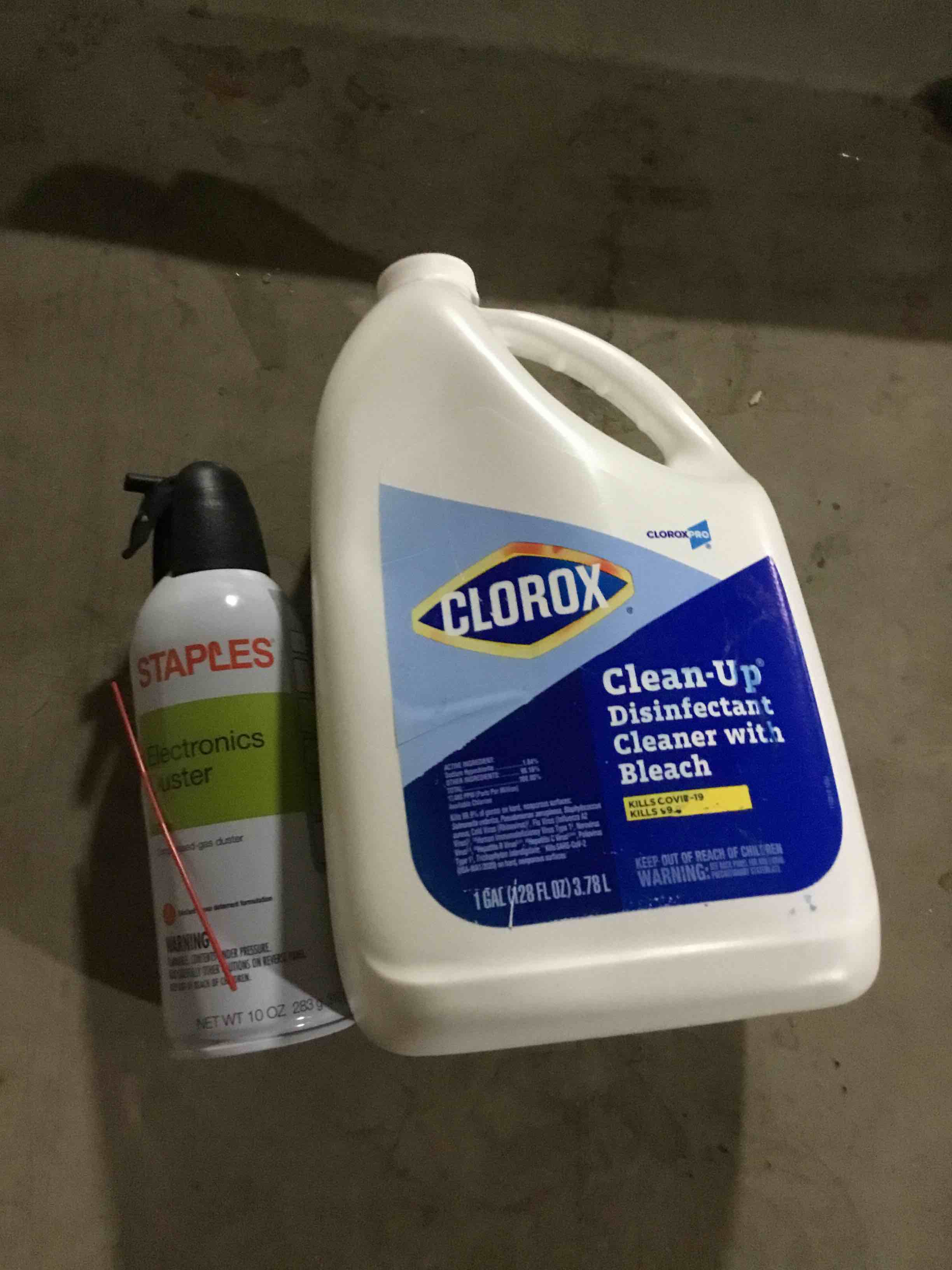 Clean-Up Cleaner w/Bleach, 128 oz. Bottle