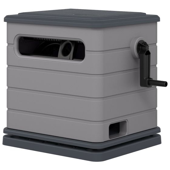 150 ft . swivel hose hideaway with brass convection 