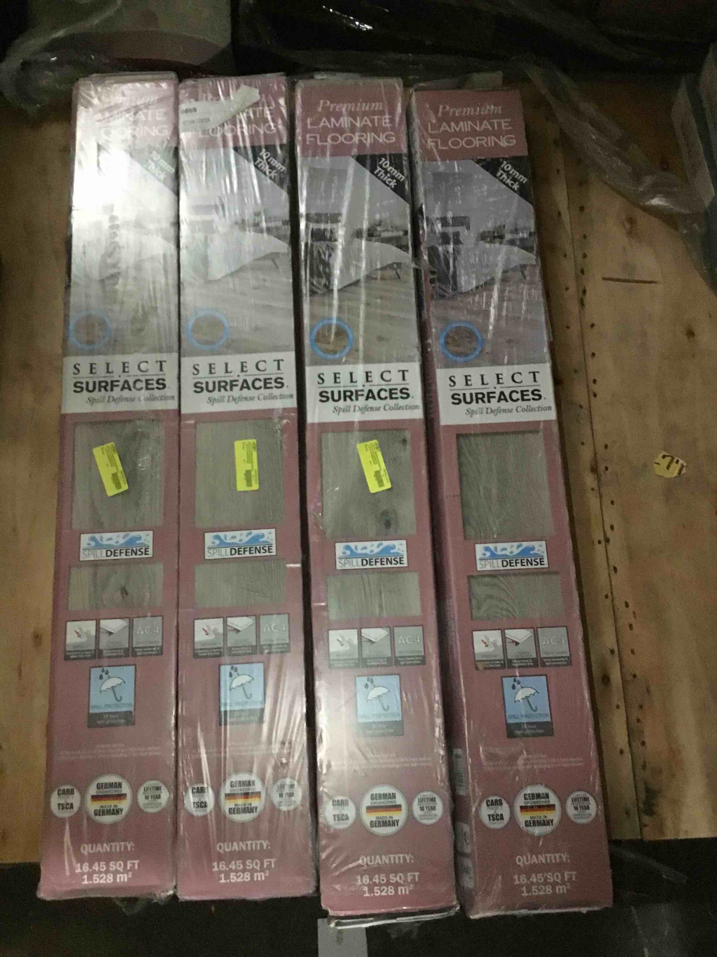 Select Surfaces SCLMF0481 Pearl Gray SpillDefense Laminate Flooring