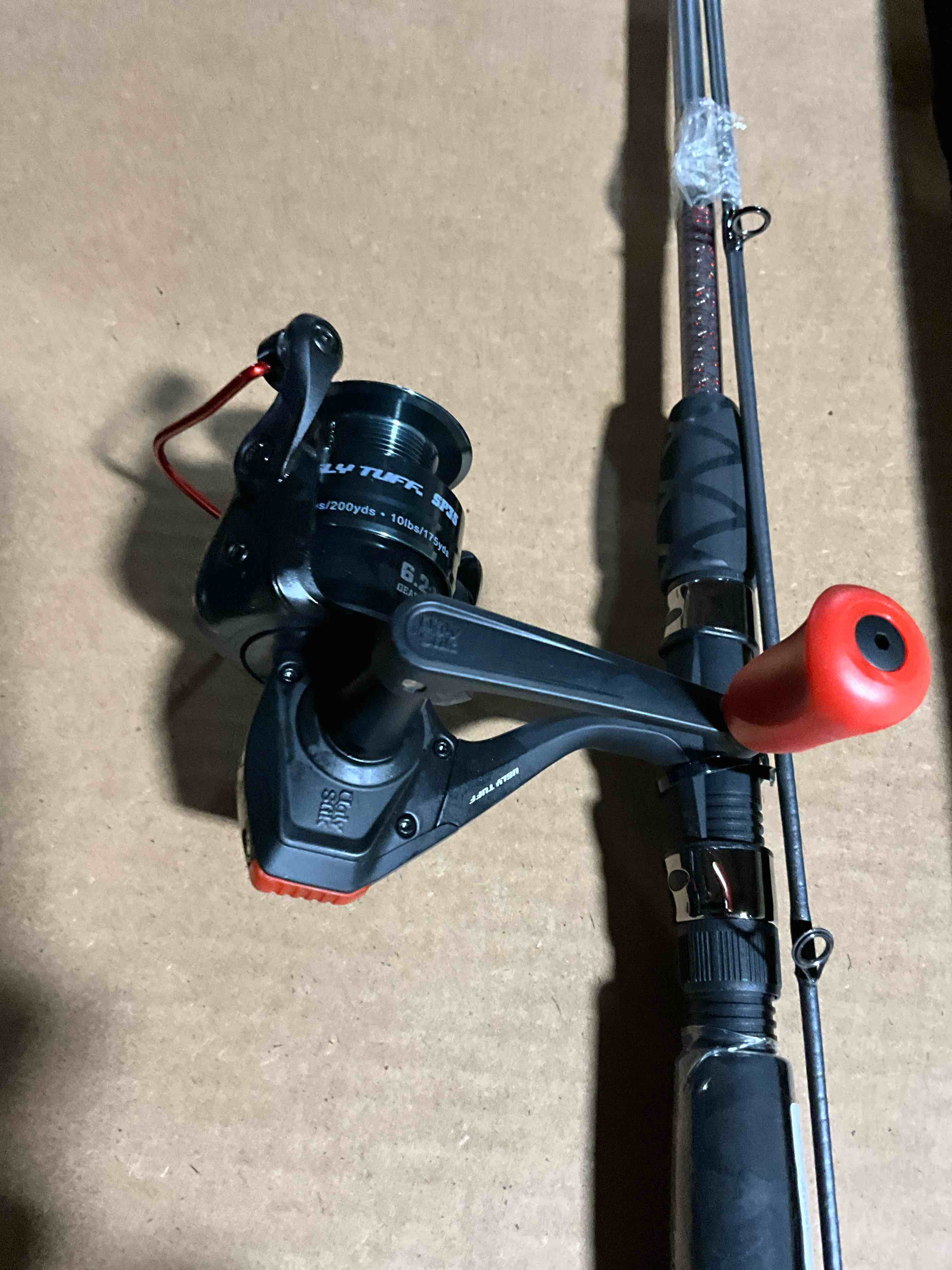 Condition photo showing New/Like New for Ugly Stik 6’6” Ugly Tuff Fishing Rod and Reel Spinning Combo Medium
