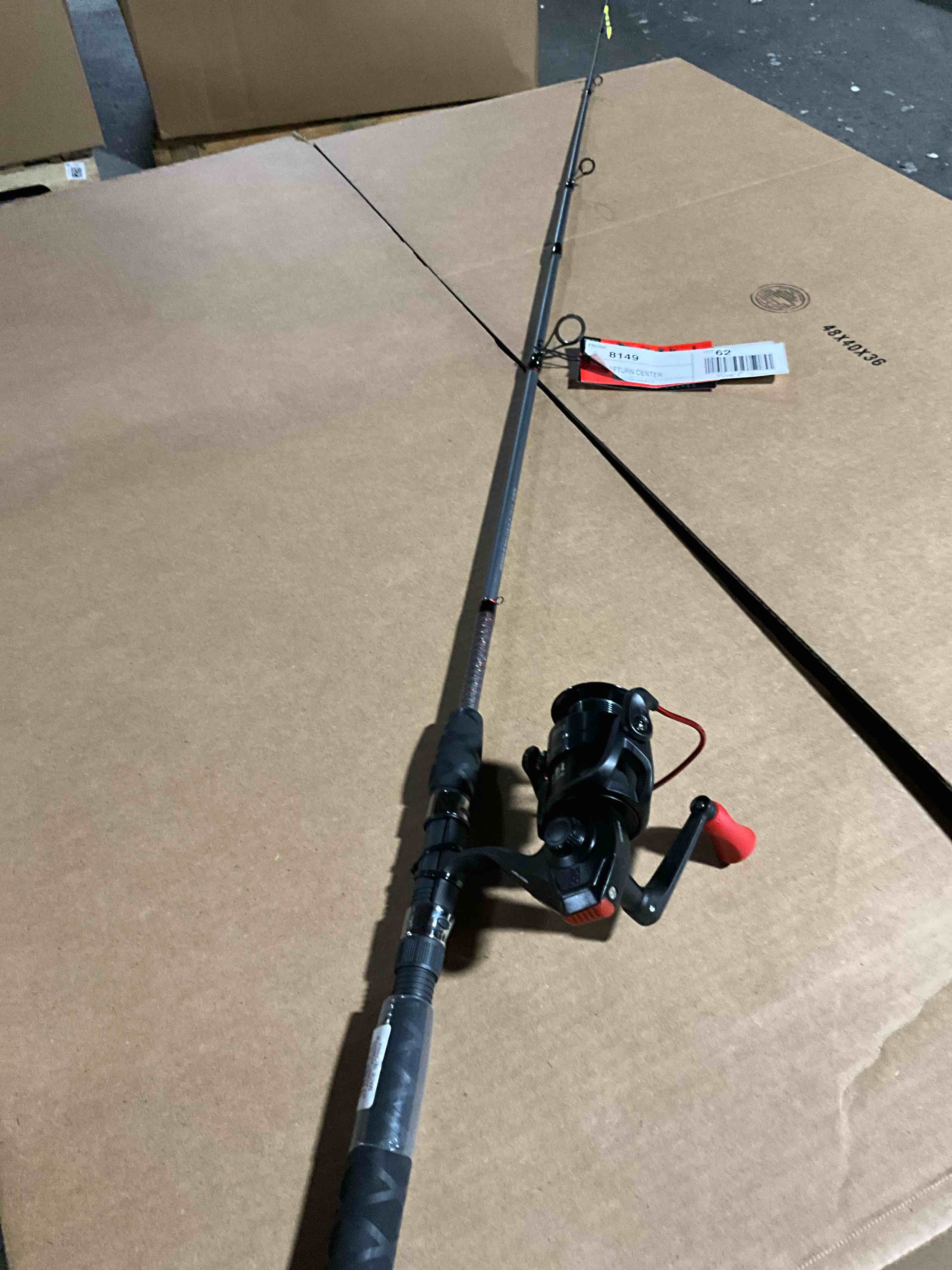Condition photo showing New/Like New for Ugly Stik 6’6” Ugly Tuff Fishing Rod and Reel Spinning Combo Medium