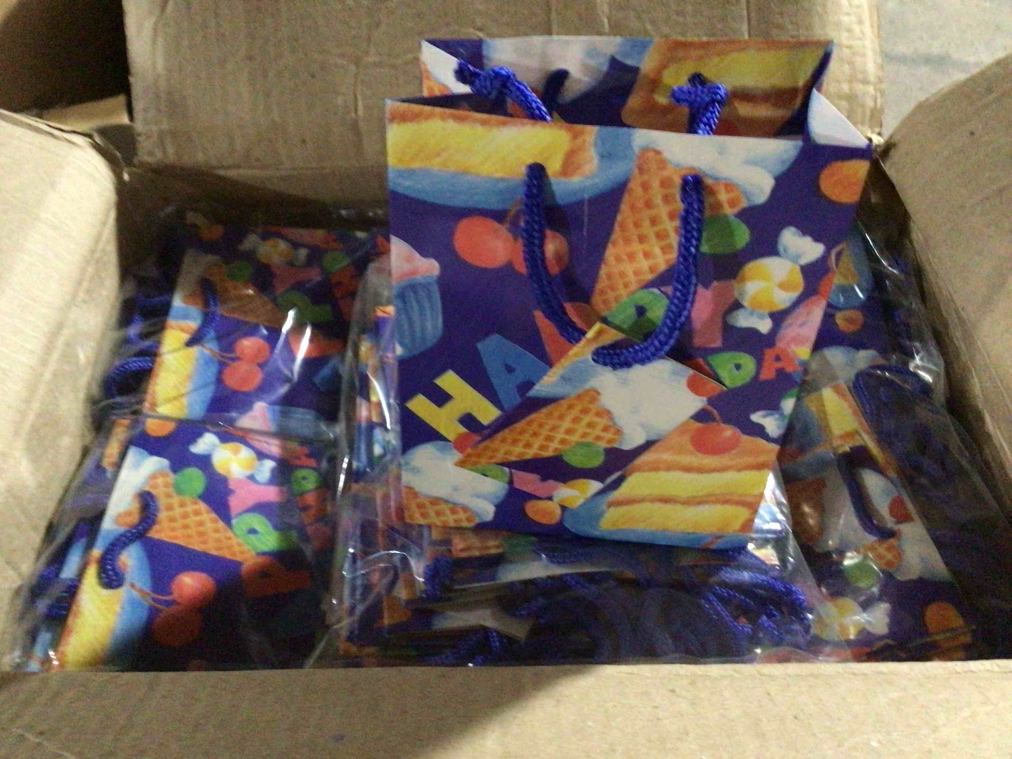 Birthday- themed gift or candy bags