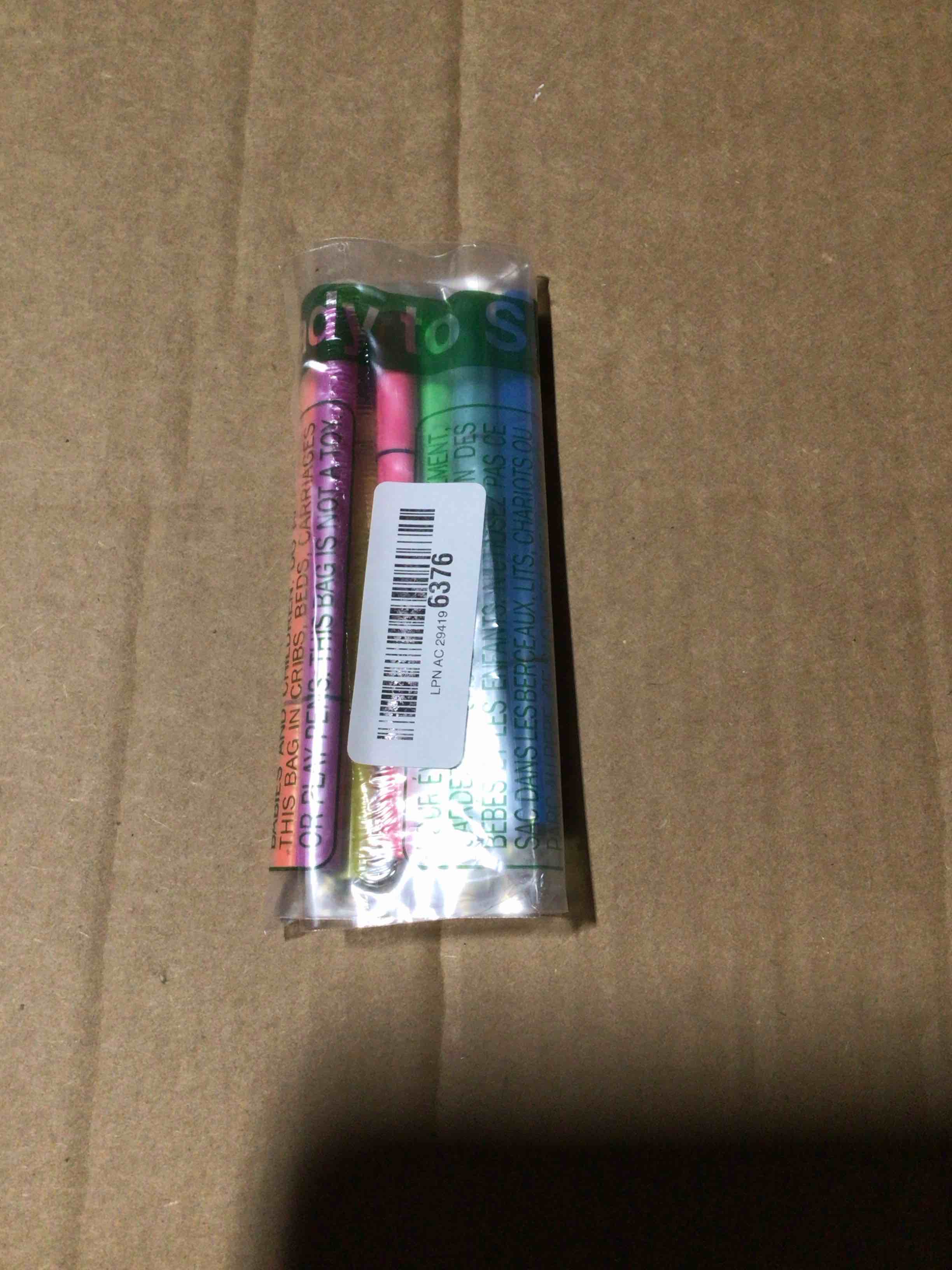 Condition photo showing New/Like New for BOBISUKA 7 Colors Neon Eye Liner: UV Glitter Liquid Eyeliner Pencil - Colorful Waterproof Eyeshadow - Rainbow Smudge-proof Eye Makeup Pen Set For Halloween, Party And Birthday