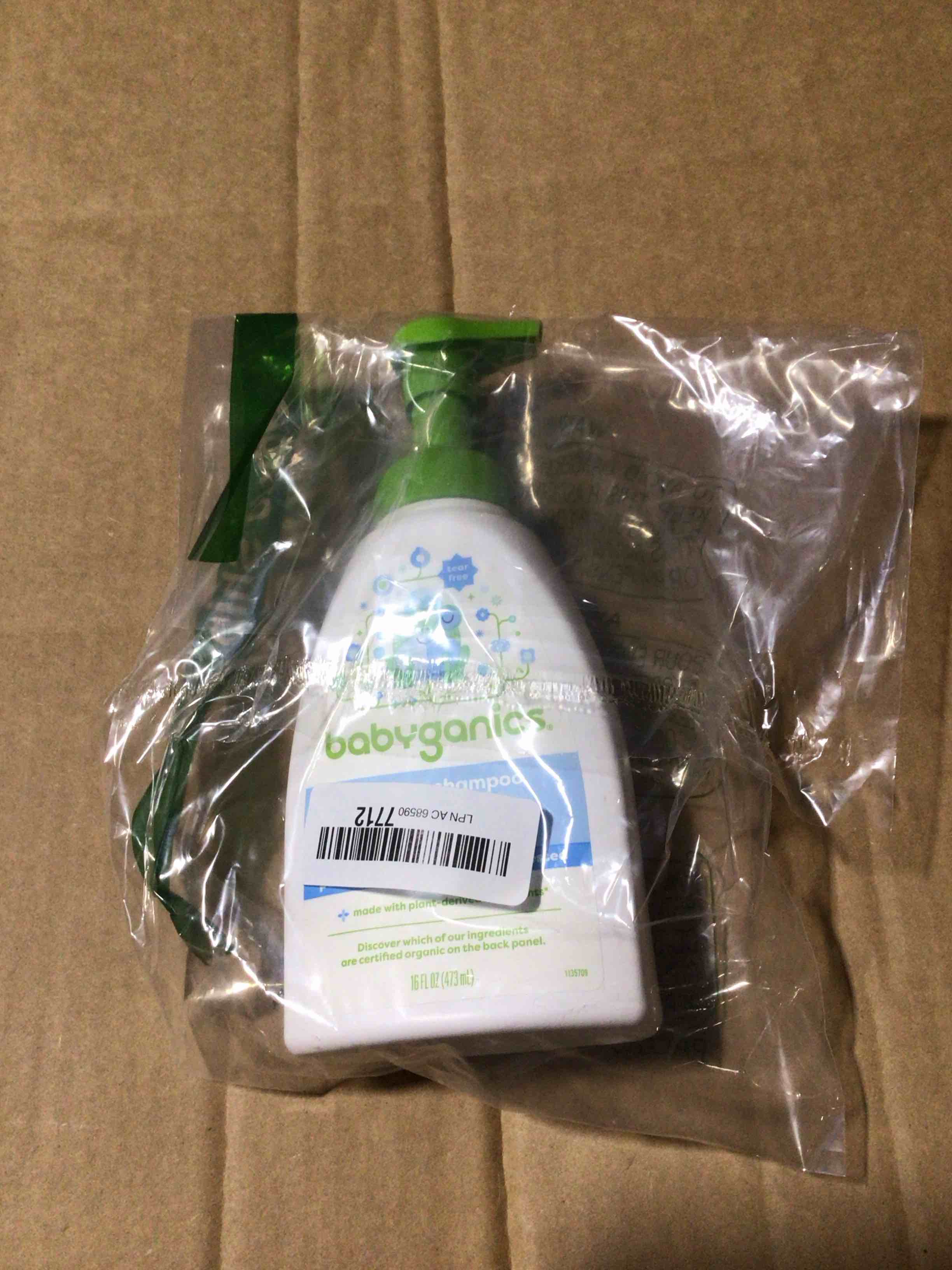 Condition photo showing New/Like New for Babyganics Baby Shampoo + Body Wash Pump Bottle, Fragrance Free, 16oz Fragrance Free 16 Fl Oz (Pack of 1)