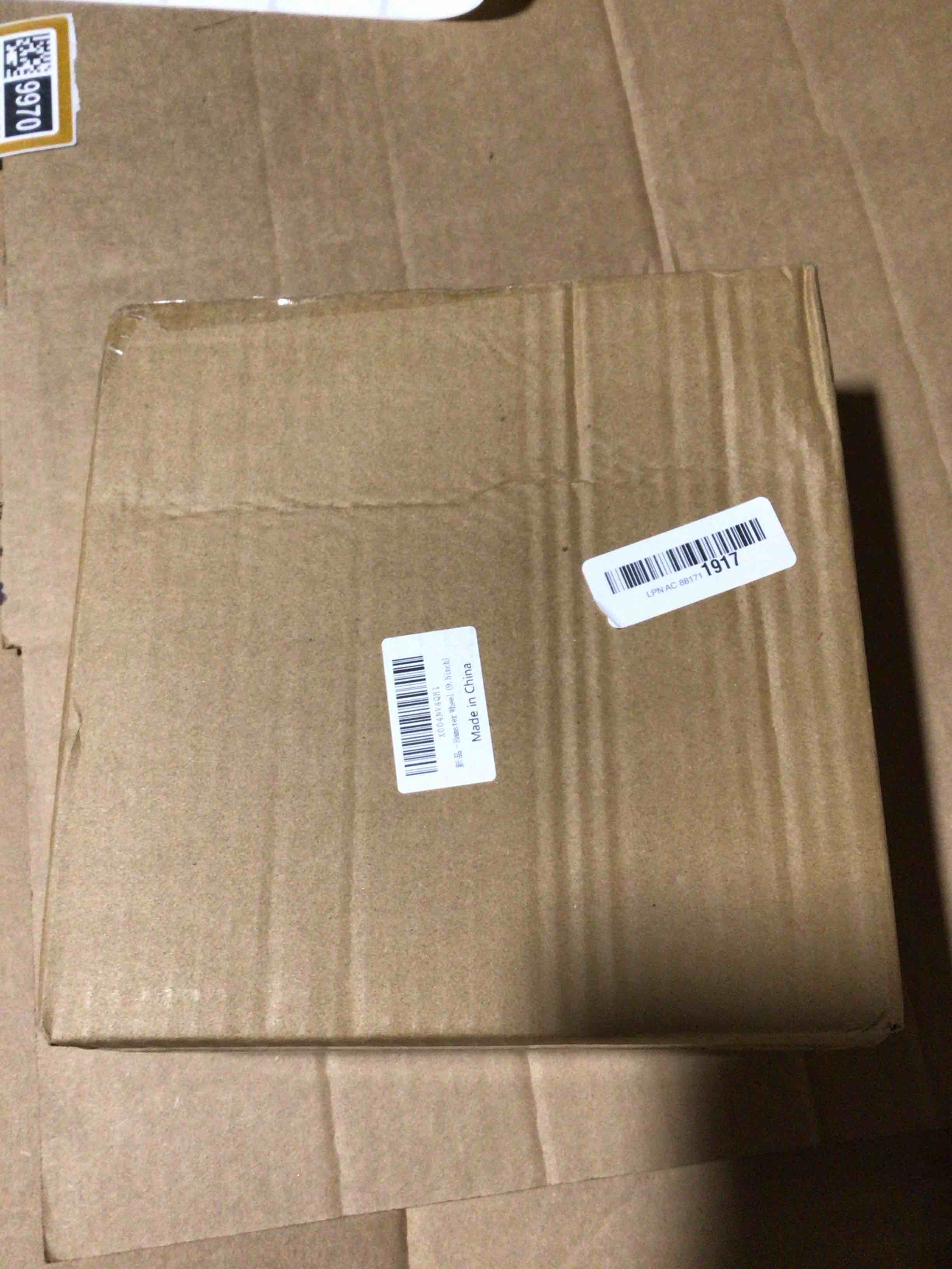 Condition photo showing New/Like New for silent hamster wheel – 9.5 inch syrian hamster running wheel, anti-skid & height adjustable, easy to clean (9.5inch)
