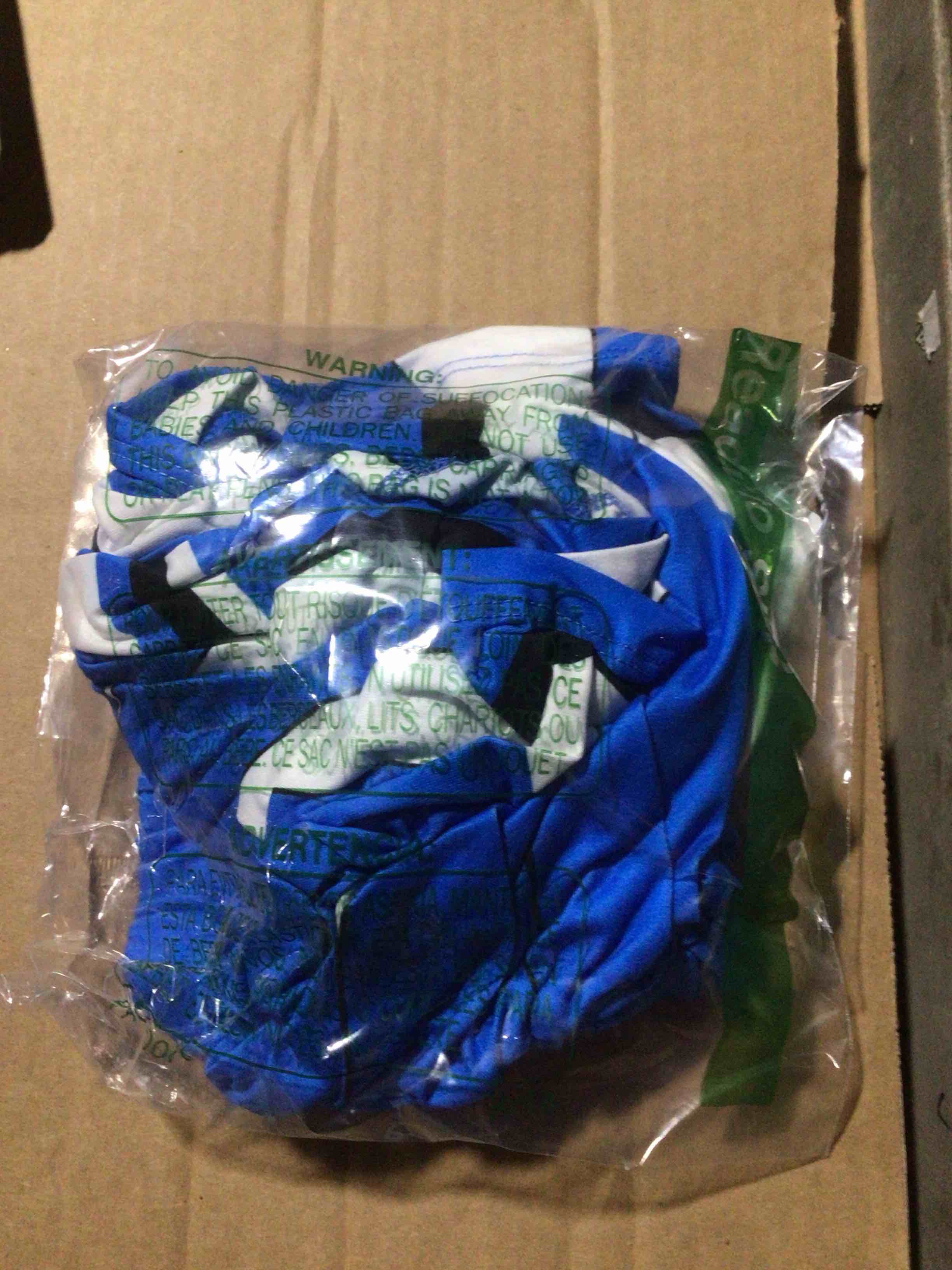 Condition photo showing New/Like New for PROMOTED TO BIG SISTER Girls Cheerleader Costume Cheerleading Dress with Pom Poms Dress Up Halloween Party Blue 8-10 Years