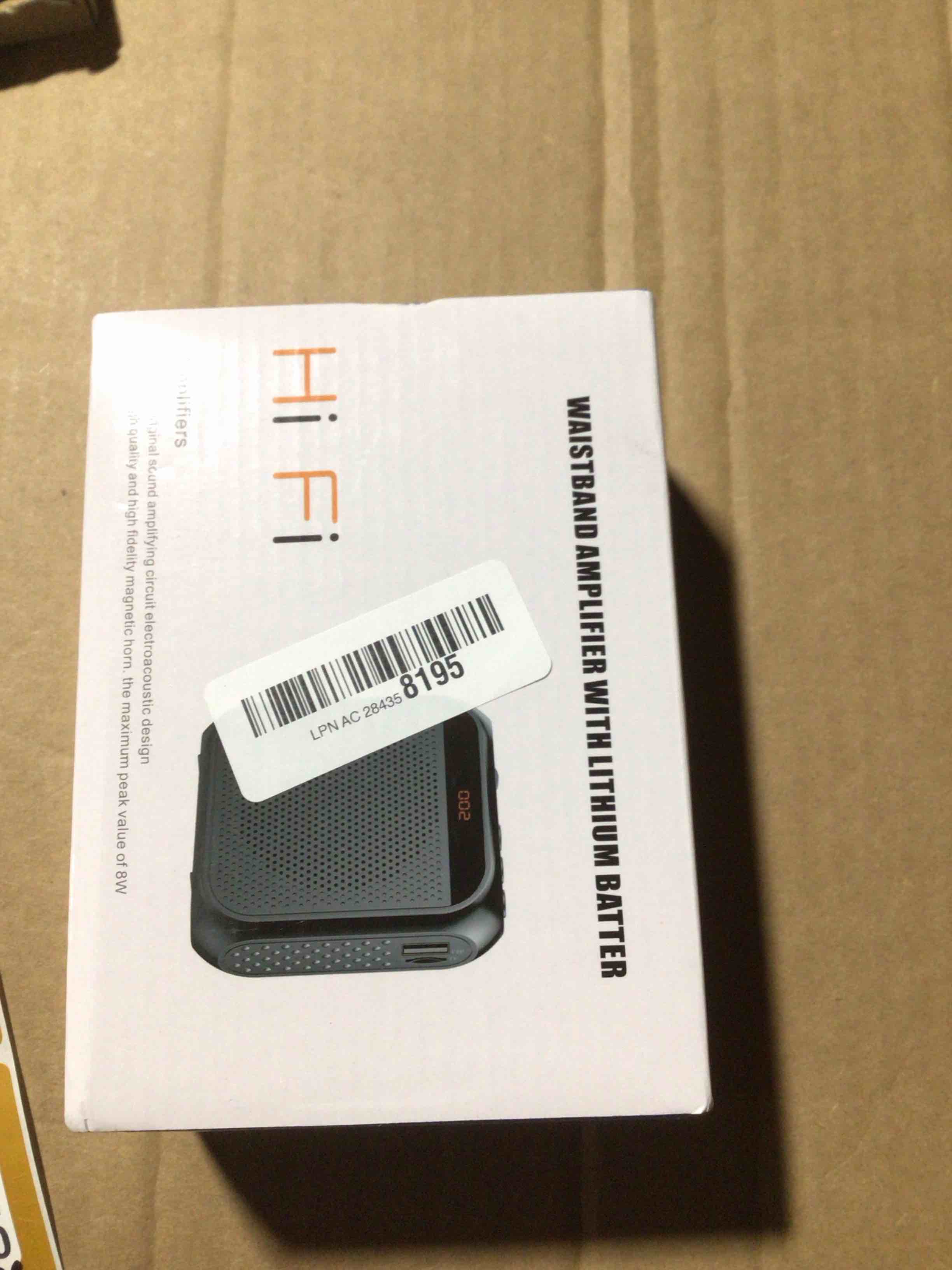 Condition photo showing New/Like New for Portable Voice Amplifier for Teachers, 2200mAh Rechargeable Personal Amplifier Mic PA System Headset Microphone with Speaker for Teachers, Training, Meeting, Tour Guide, Yoga, Classroom (Rose)