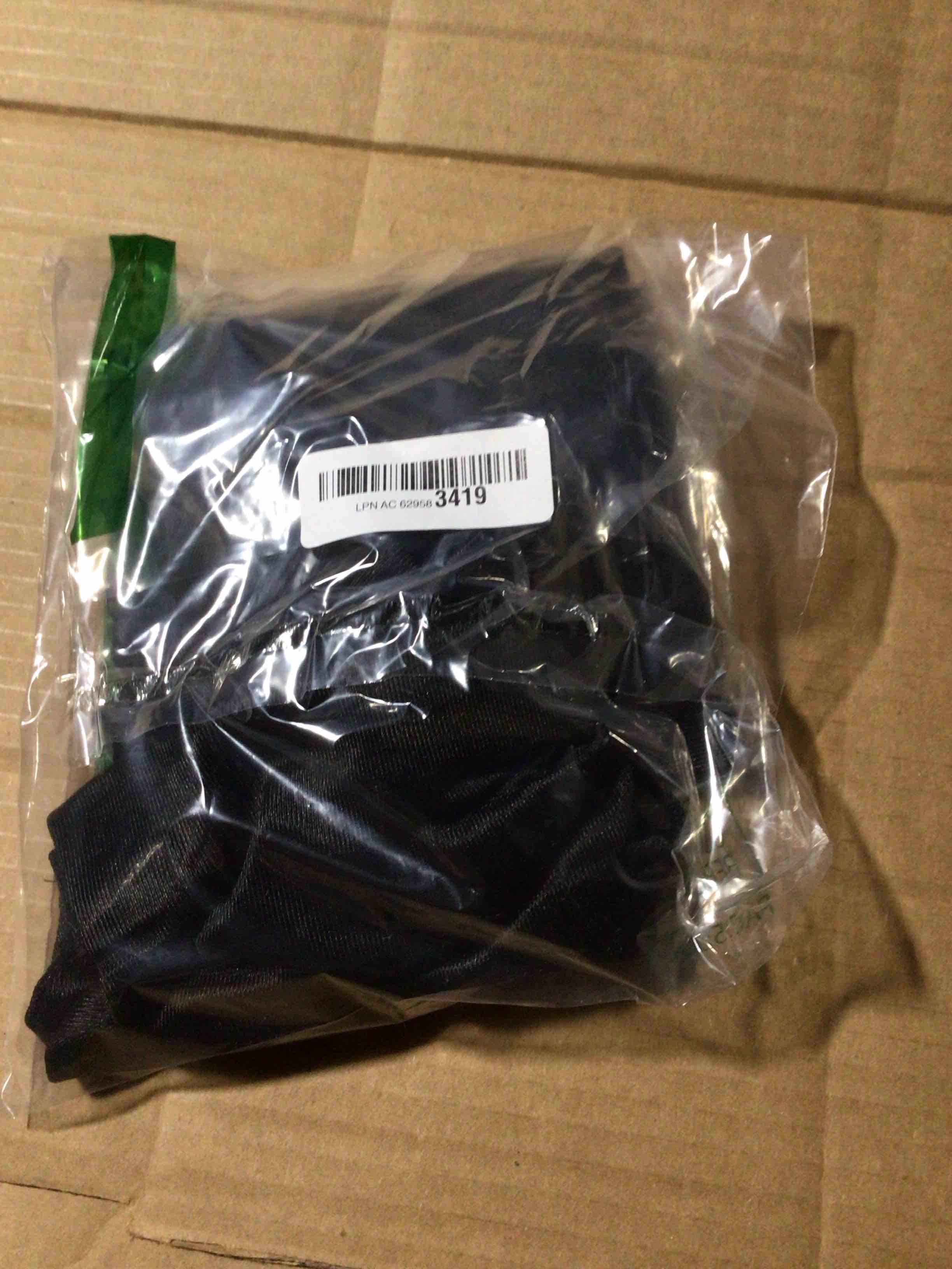 Condition photo showing New/Like New for GraduatePro Dog Graduation Cap and Gown Costume Set - Adjustable Knit Fabric with Gold Tassel, 4 Sizes (S/M/L/XL) for Small Dogs & Cats to Medium Dogs, Washable Formal Pet Graduation Attire (Black) Black S
