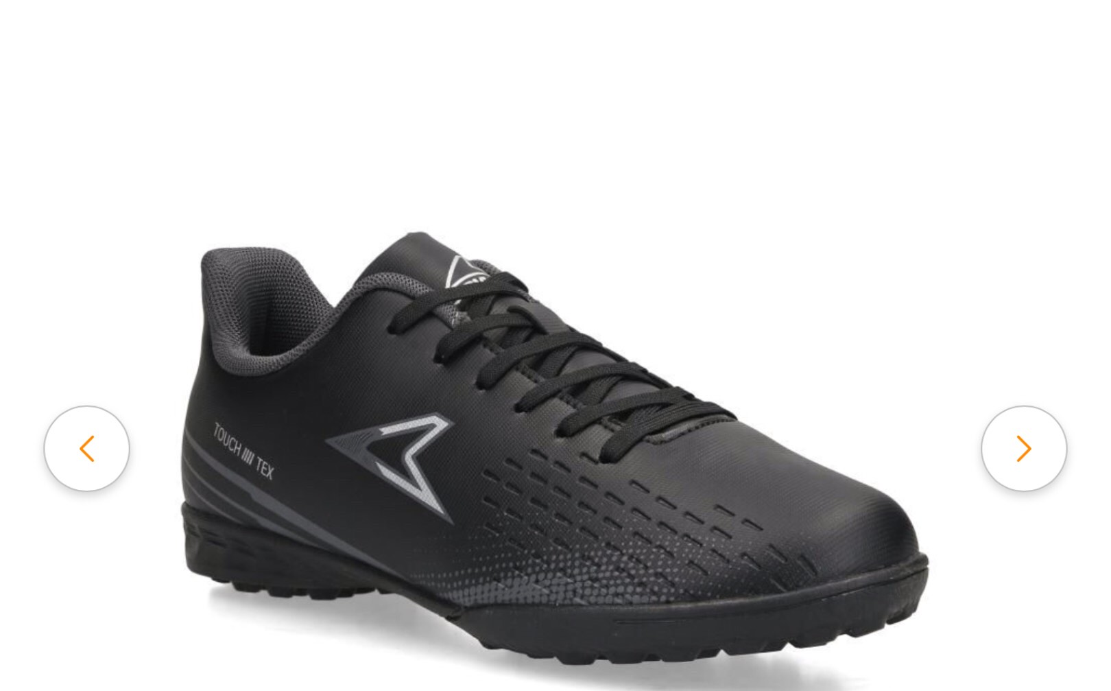 POWER  Soccer Shoe Boy Power Punt Thunder Black Size 5