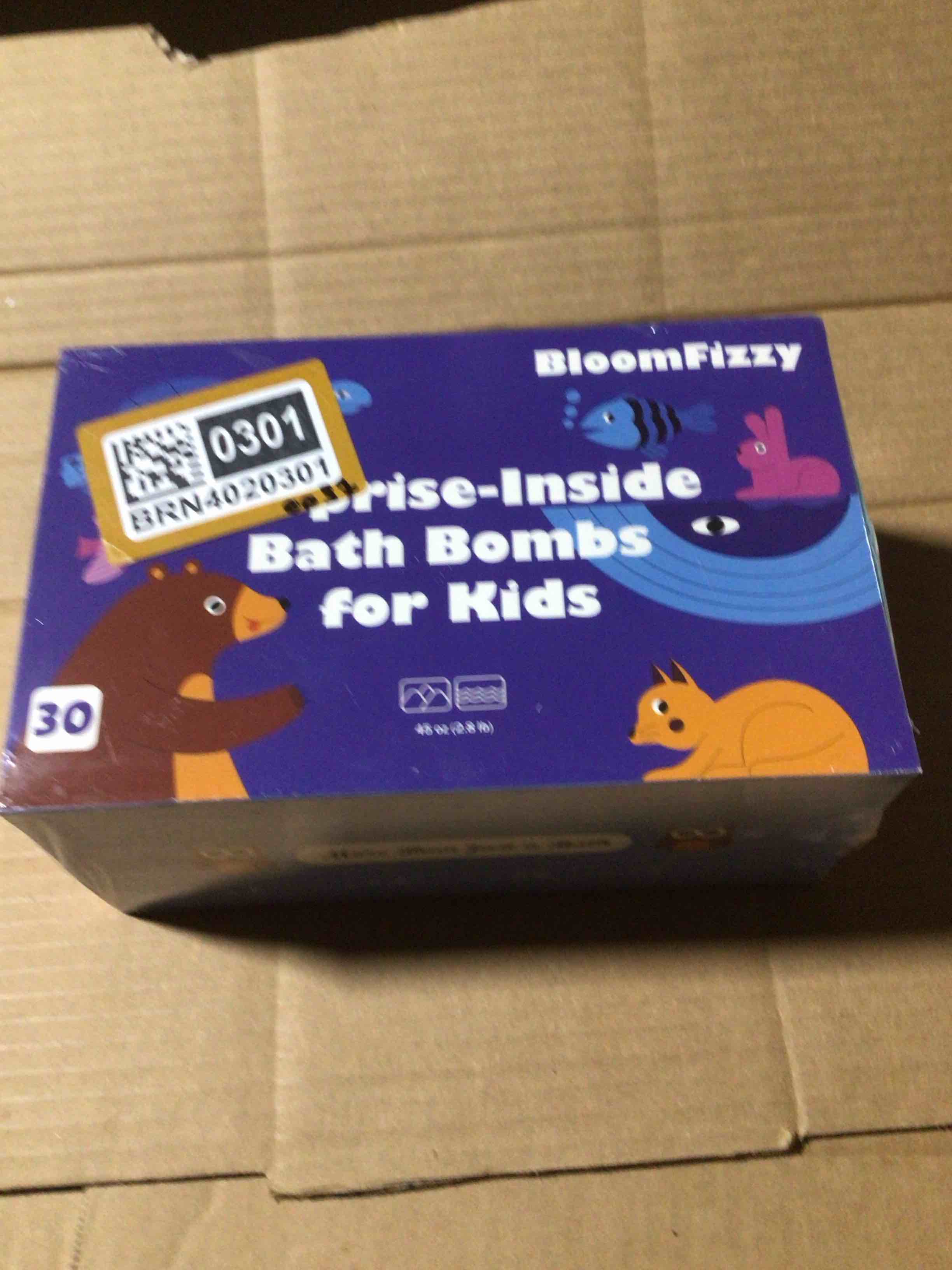  Bloomfizzy pride inside bath bombs for kids 