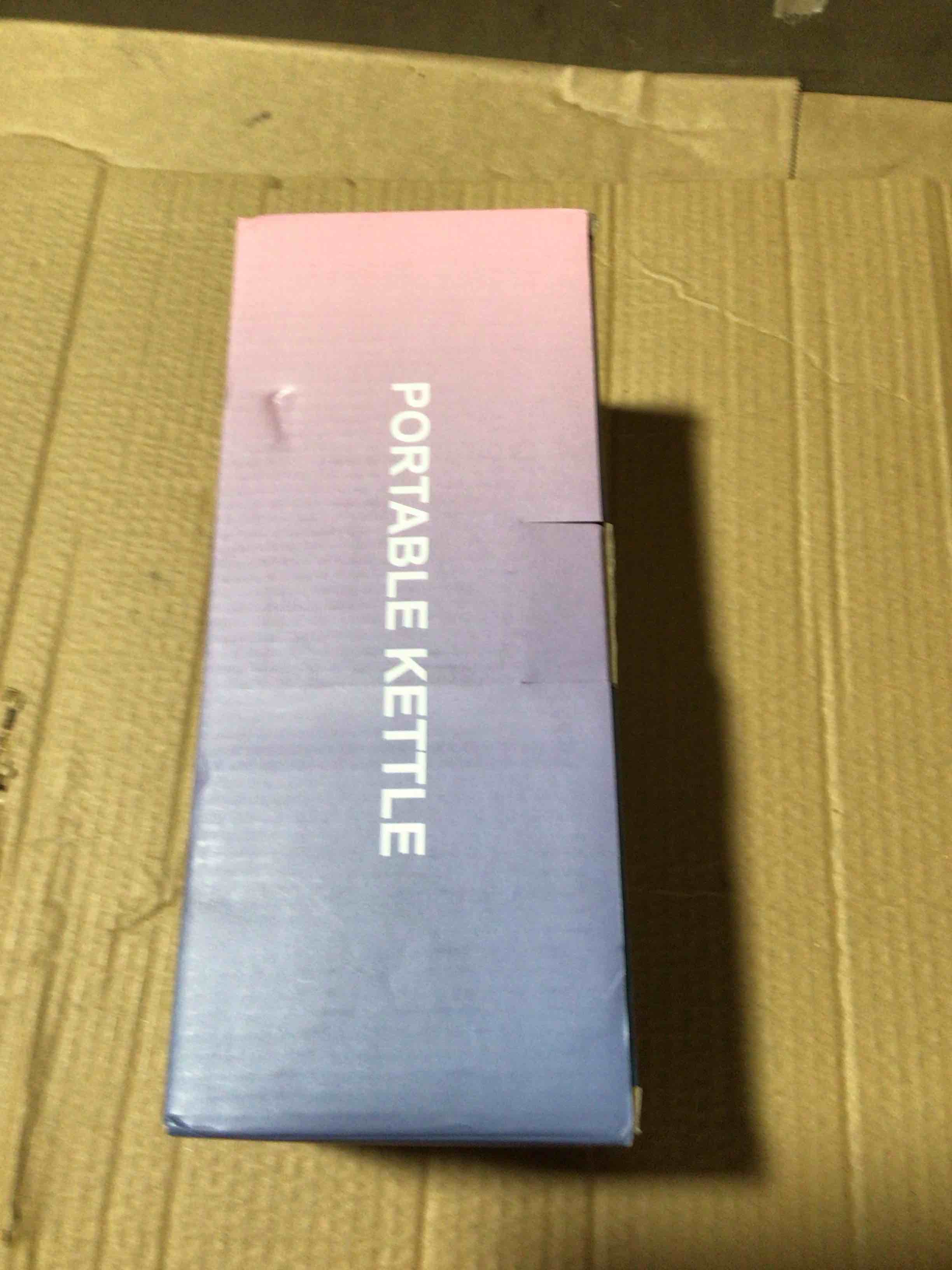 Travel Electric Kettle Portable Mini Kettle,Small Hot Water Boiler with 4 Temperature Settings,304 Stainless Steel,Fast Boiling Water with Auto Shut-Off and Boil Dry Protection,400ml (Beige, 400ML)