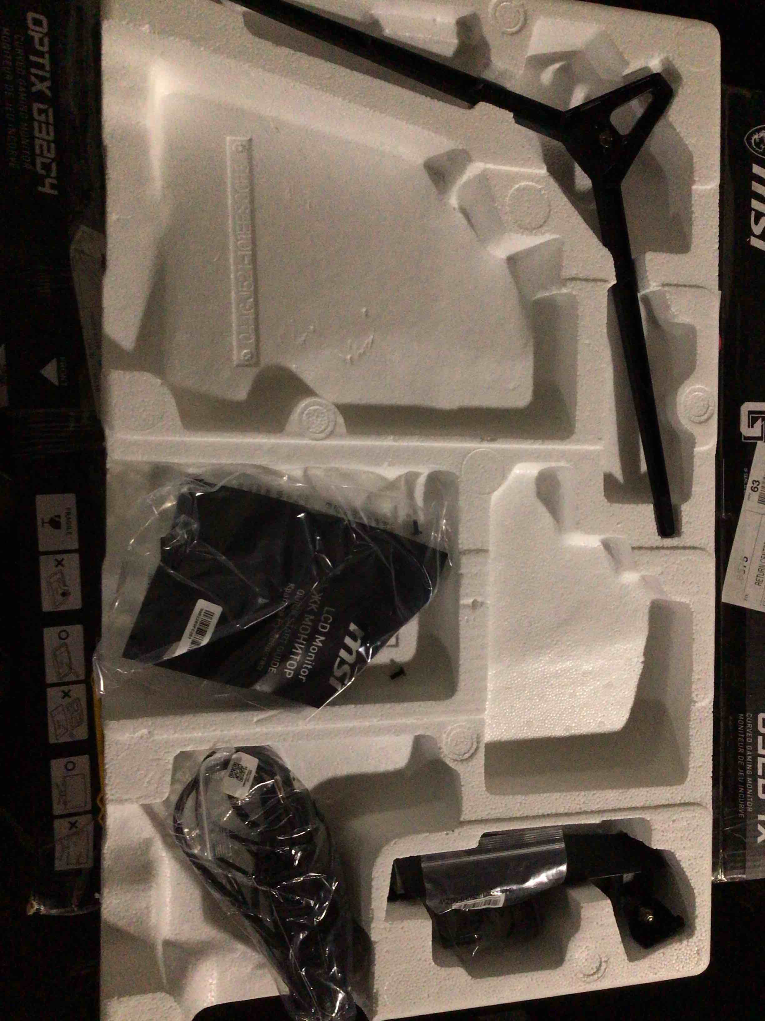 msi G32C4, 32" Gaming Monitor, 1920 x 1080 (FHD), VA, 165Hz, FreeSync, HDMI, Displayport, Tilt