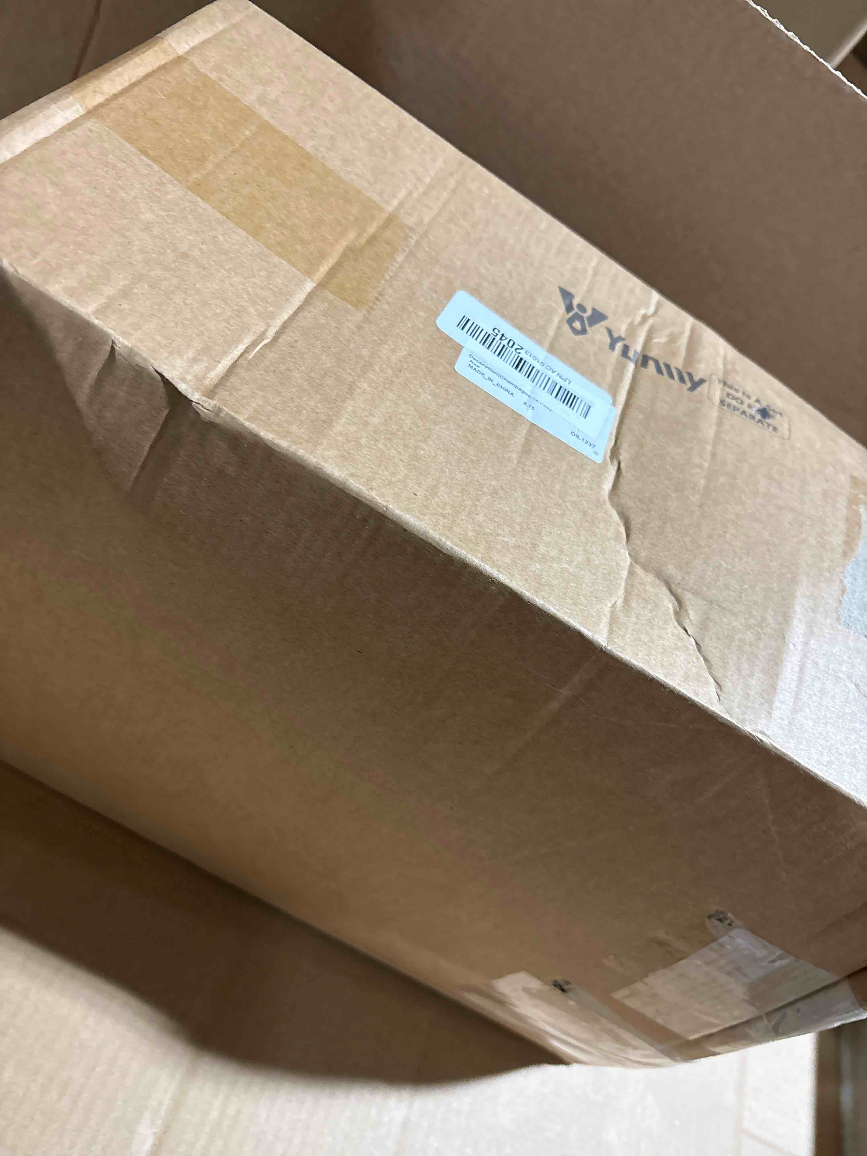 Condition photo showing New/Like New for Yunlly Artificial Rose Candle Rings Wreaths 3 Inch Wedding Centerpiece LED Flameless Candles Eucalyptus Rings for Centerpiece for Tables Party Valentine Mother's Day Decoration(Champagne,12 Pcs) Champagne 12