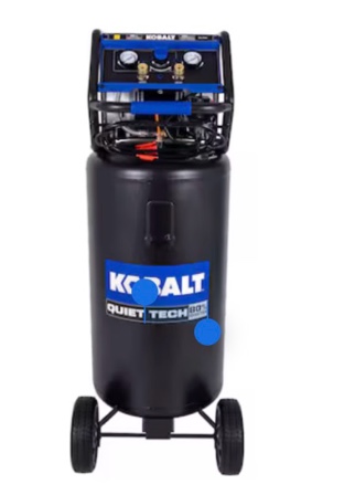 Kobalt QUIET TECH 26-Gallon Portable Electric 150 PSI Vertical Air Compressor