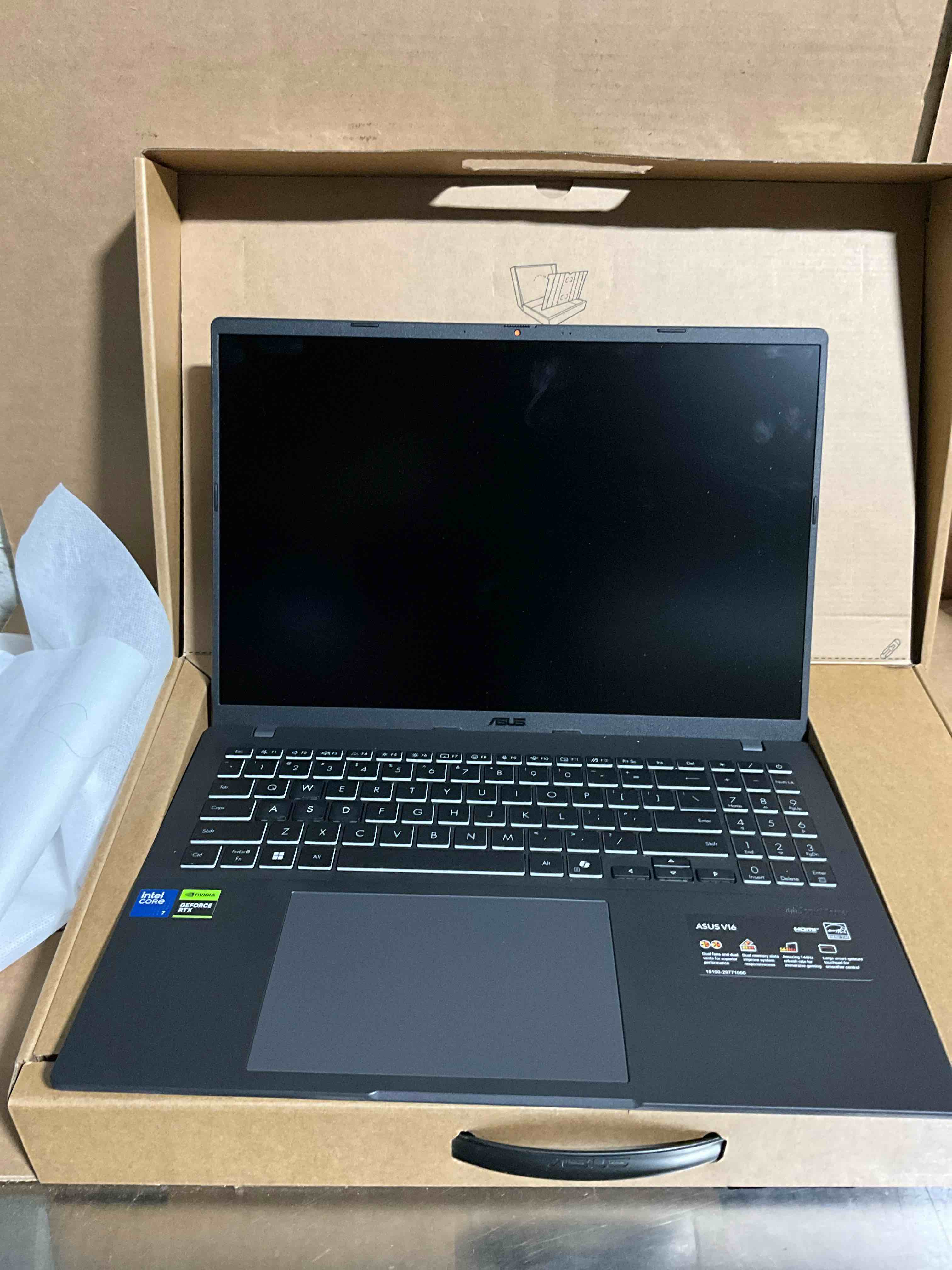 Condition photo showing New/Like New for V3607VM-DS79 16 in. Core 7 240H 32GB & 1TB Windows 11 Home Laptop