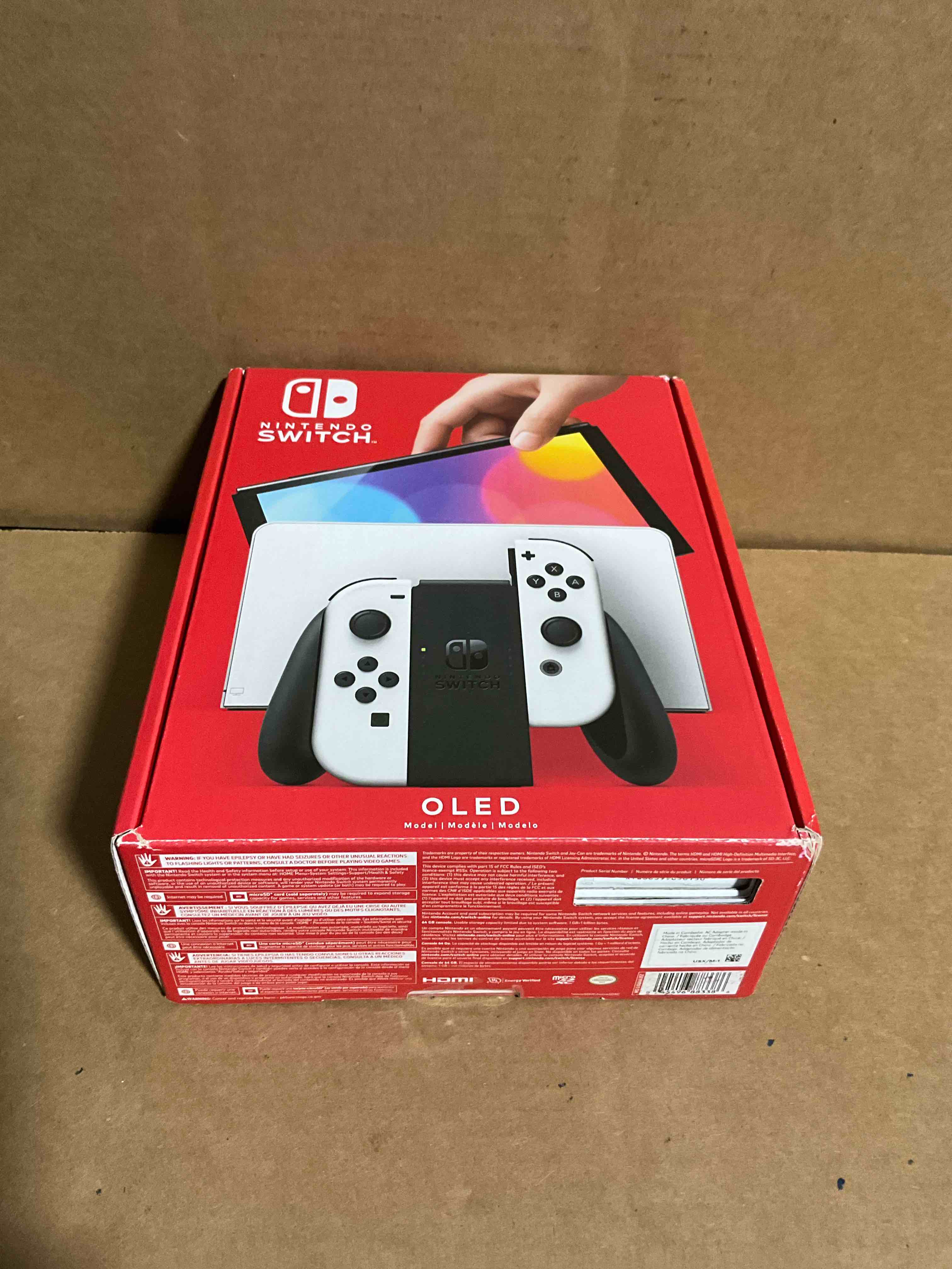 Condition photo showing New/Like New for Nintendo - Switch – OLED Model w/Joy-Con - White