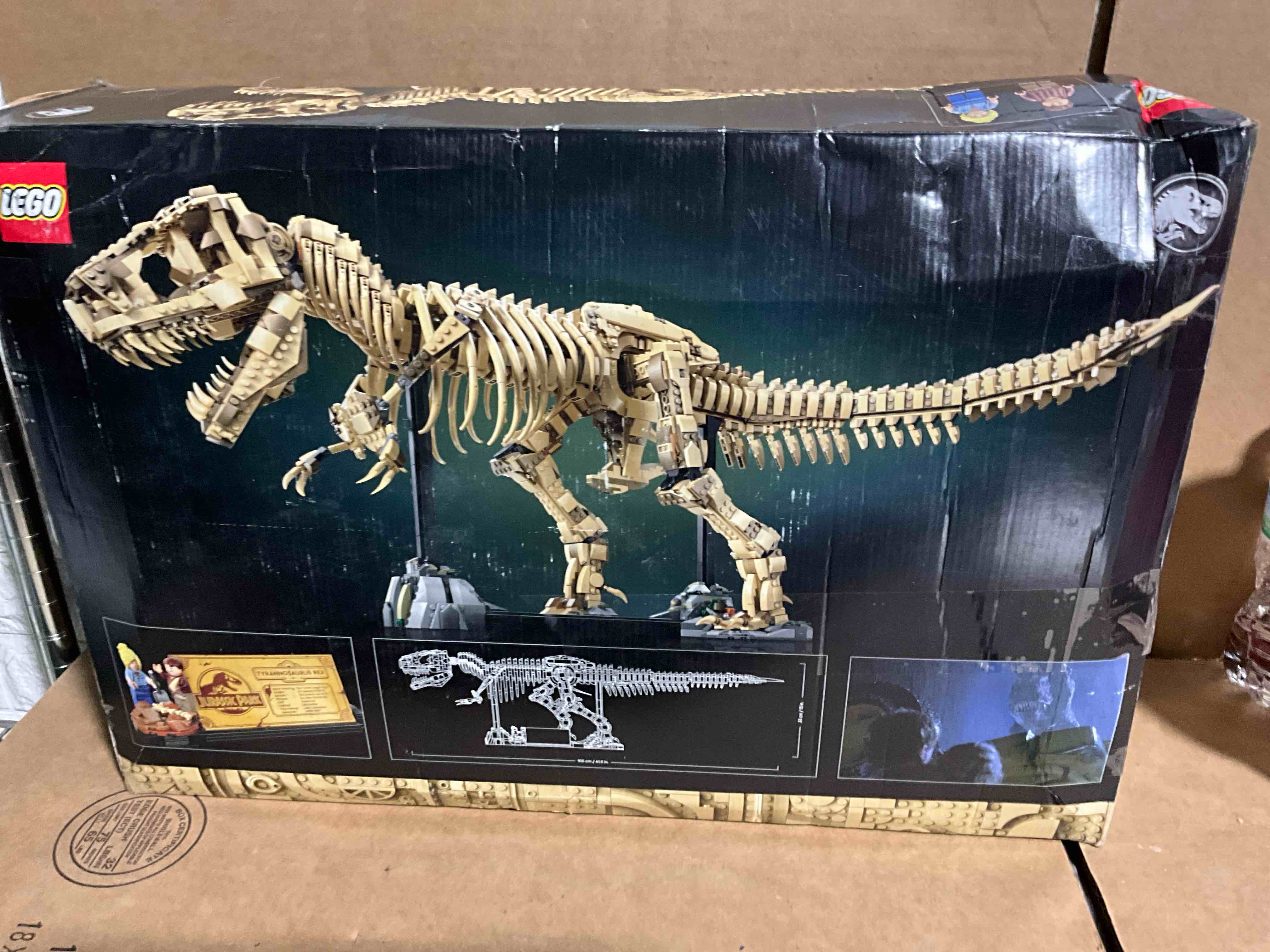 Condition photo showing New/Like New for LEGO Jurassic World Dinosaur Fossils: Tyrannosaurus Rex 76968