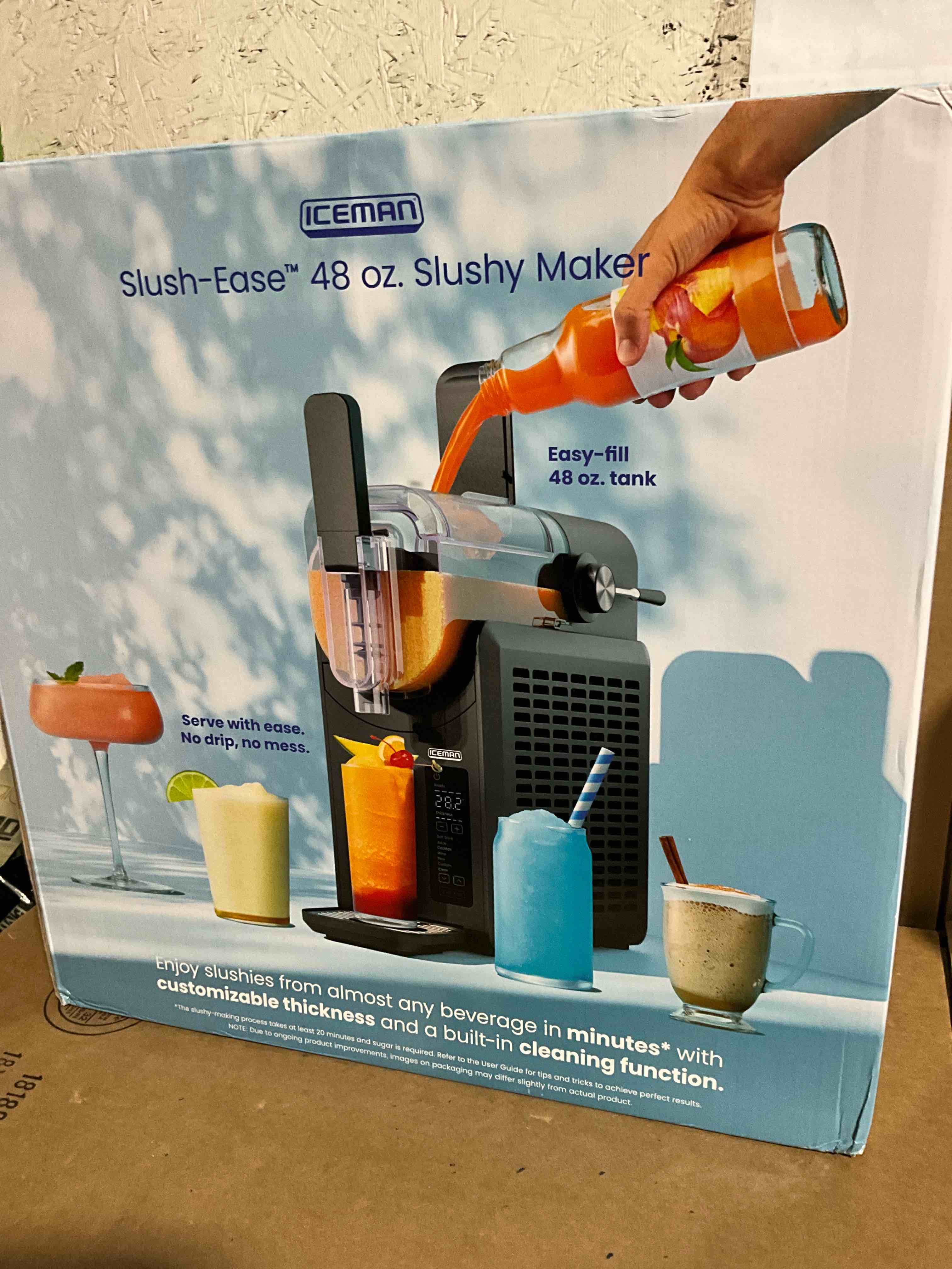 Condition photo showing As Is for Iceman Slush-Ease 48oz Slushy Maker 