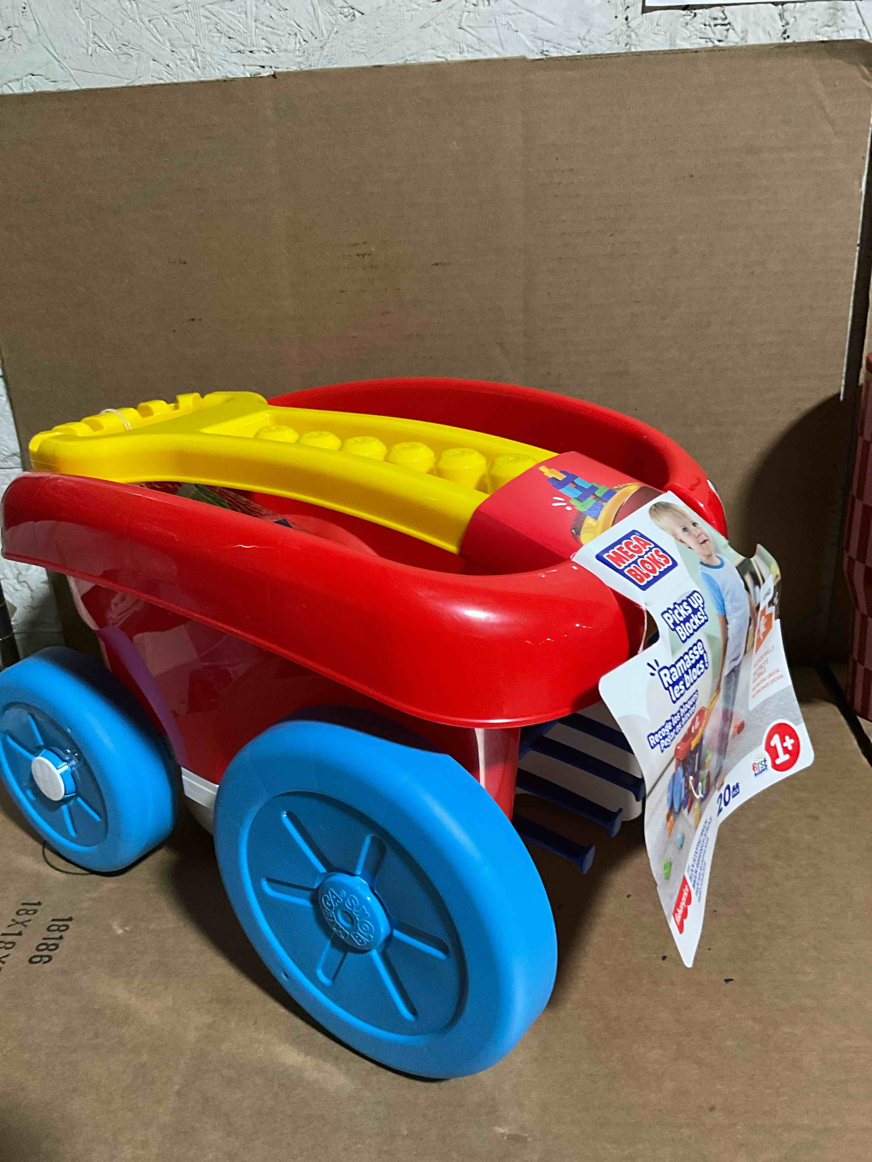 Condition photo showing New/Like New for Mega Bloks Block Scooping Wagon Building Set