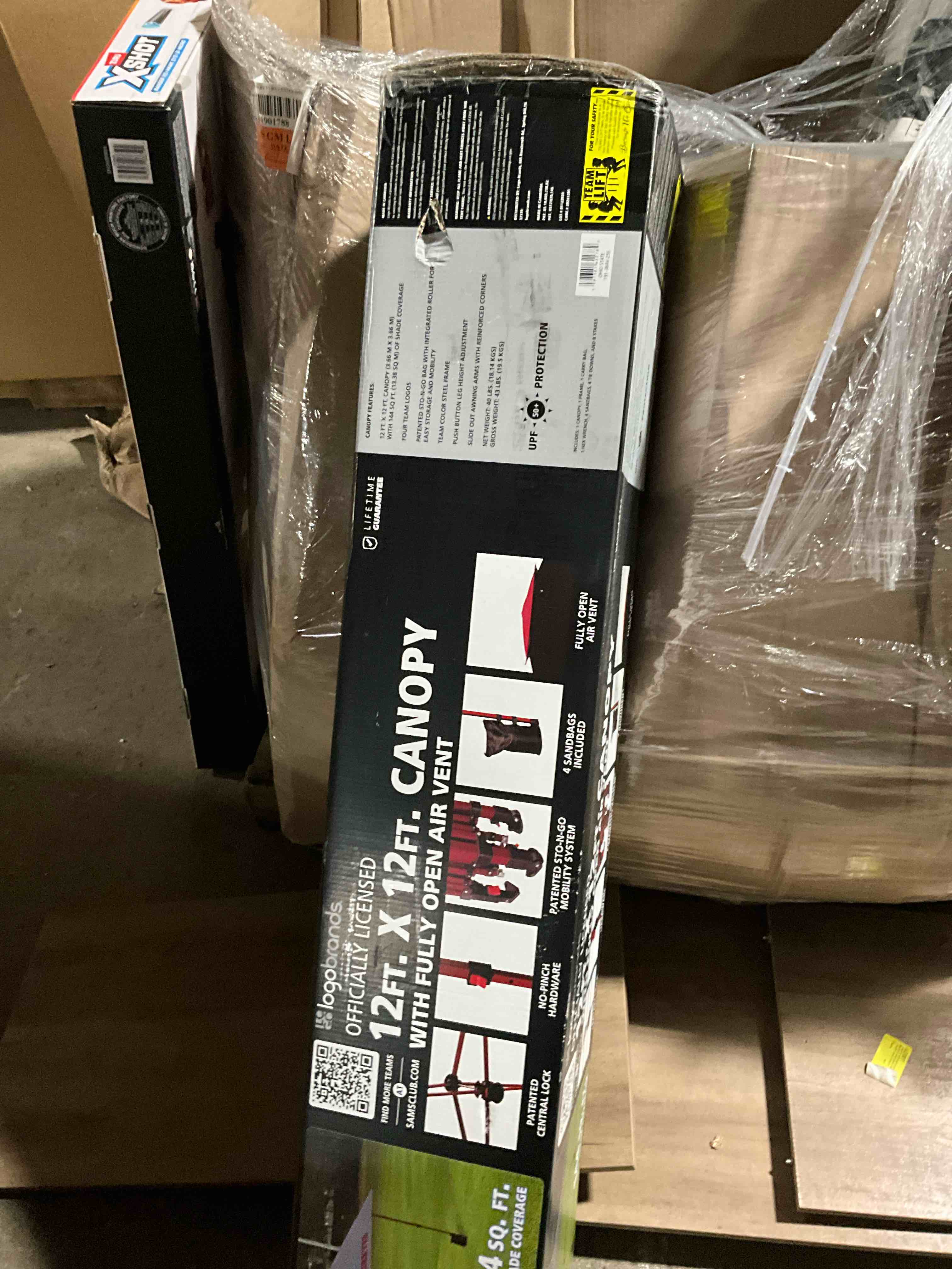 Condition photo showing Good Condition for logobrands pop-up 12’x12’ canopy tent