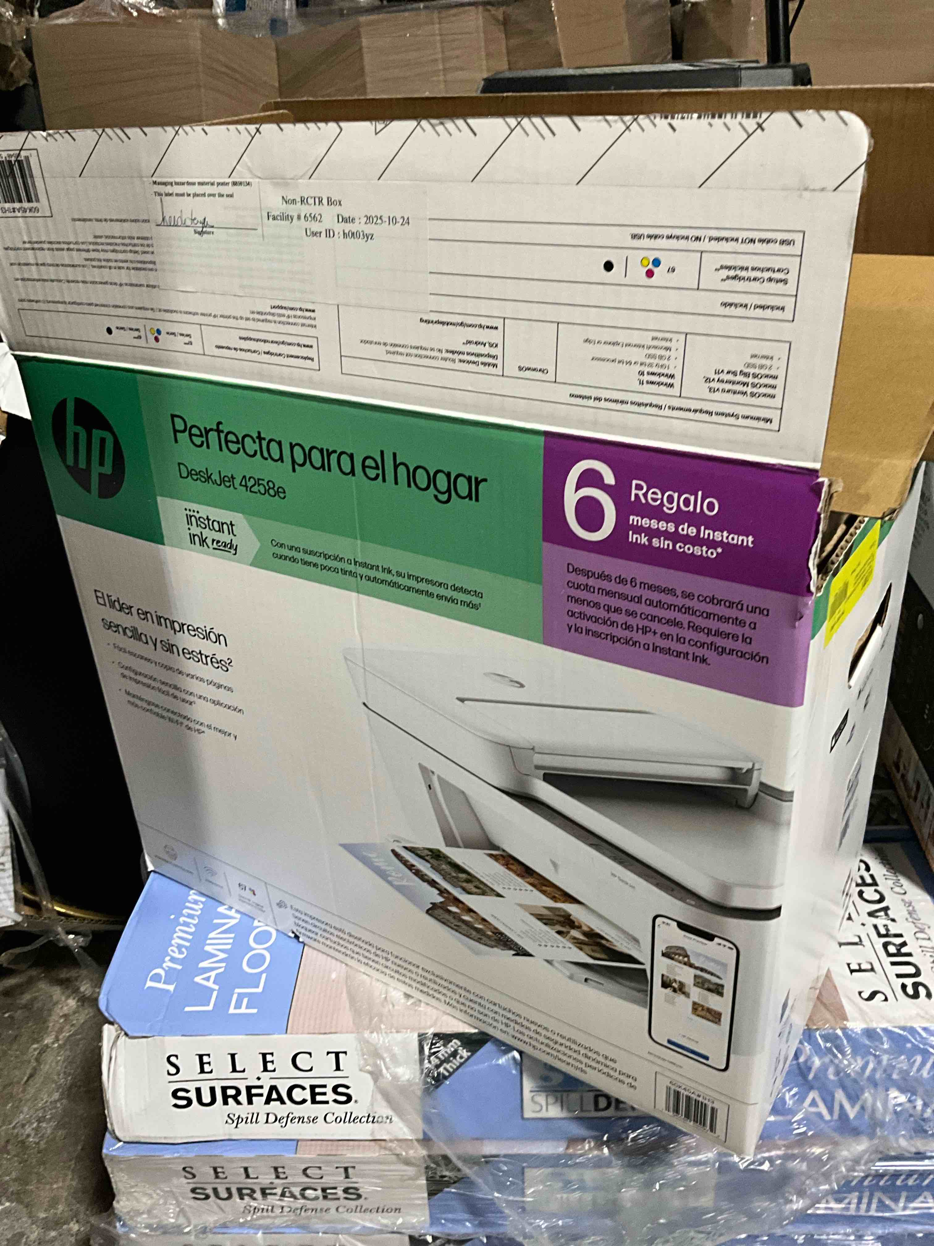 Condition photo showing As Is for hp deskjet 4258e all-in-one printer (60k45a)