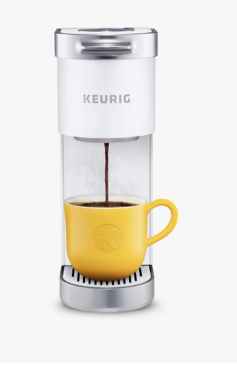 keurig - k-mini plus single serve k-cup pod coffee maker - matte white