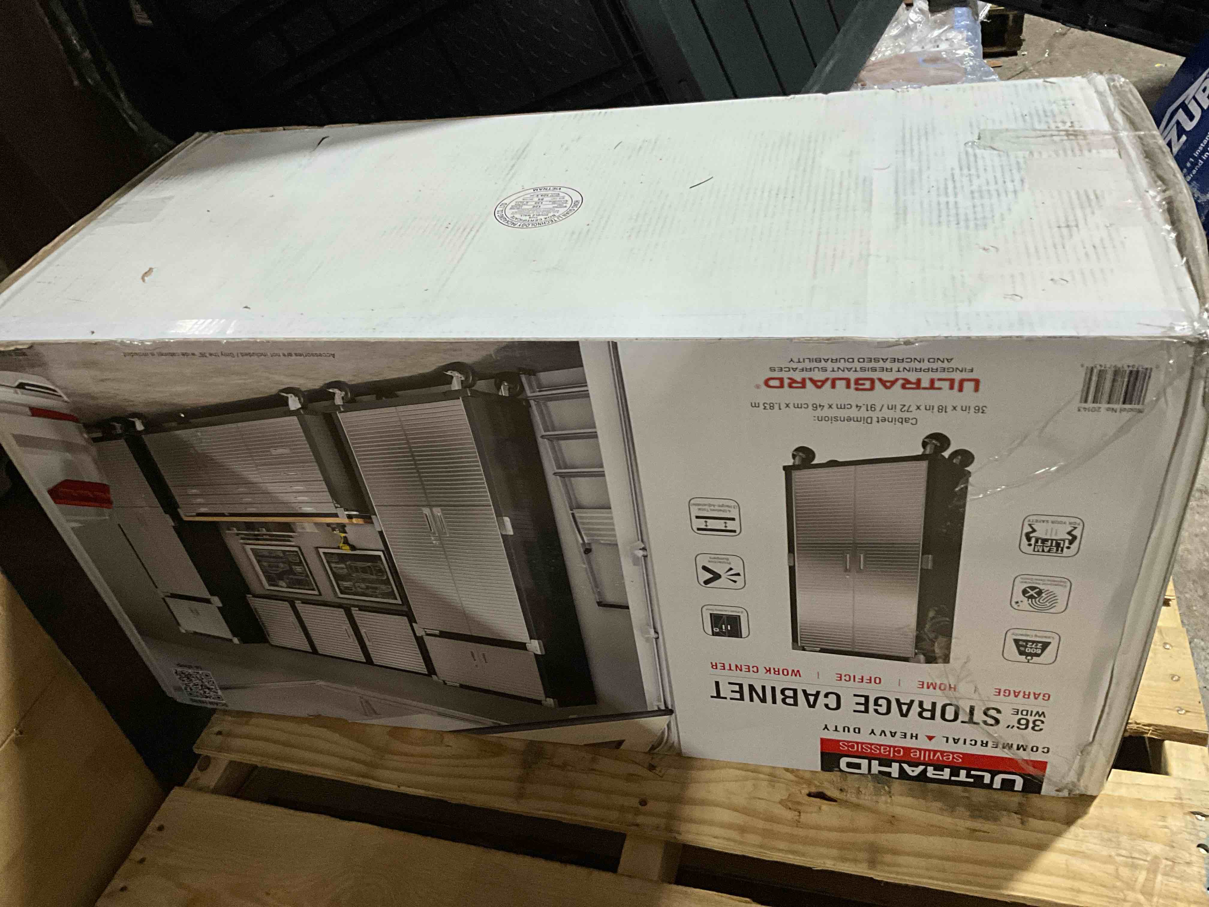 Condition photo showing New/Like New for ultrahd 36” wide storage cabinet