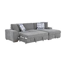 Homelegance - Raife 2-Piece Sectional with Right Chaise in Gray - (incomplete)