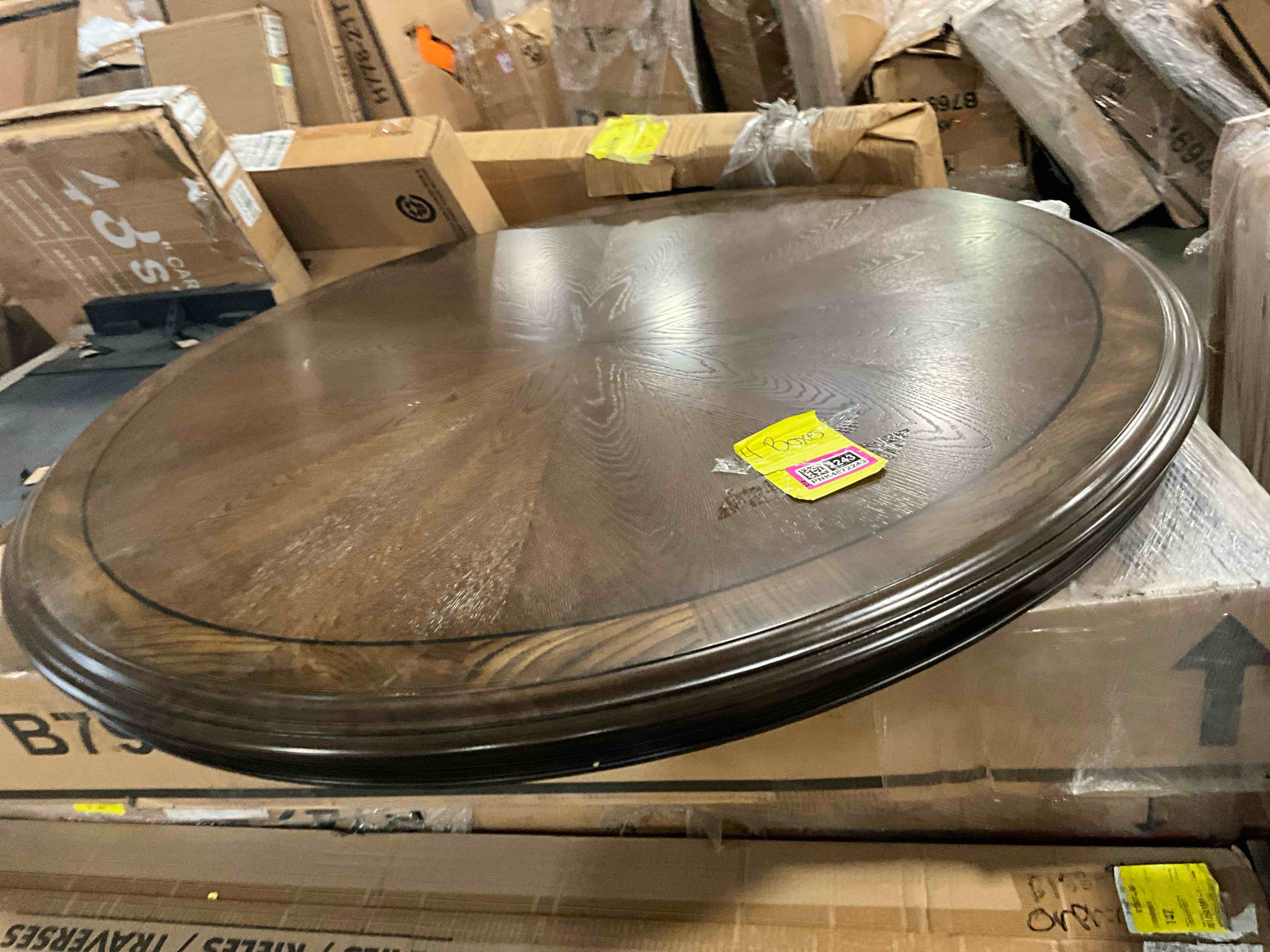 Lot of 4 Assorted High End Dining Table 
