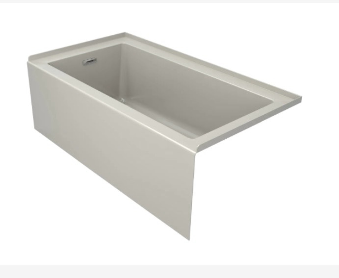 jacuzzi luxury bath 6030 skt soakr rh 16 right hand drain oyster 