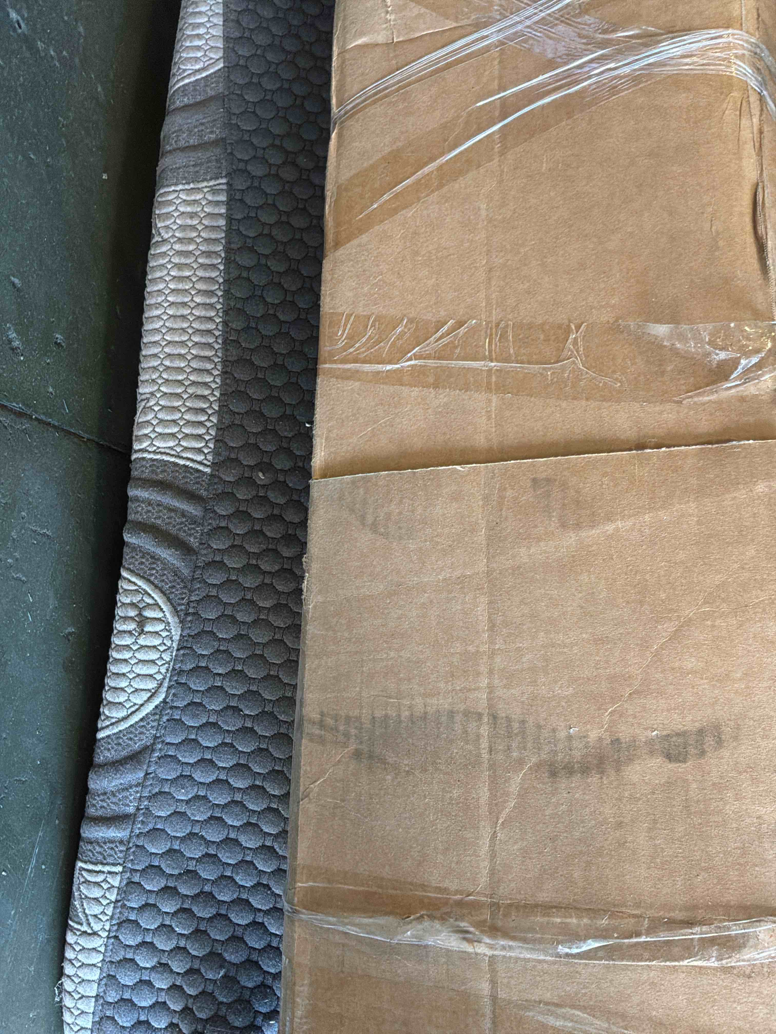 Condition photo showing As Is for mattress queen hybrid adapt