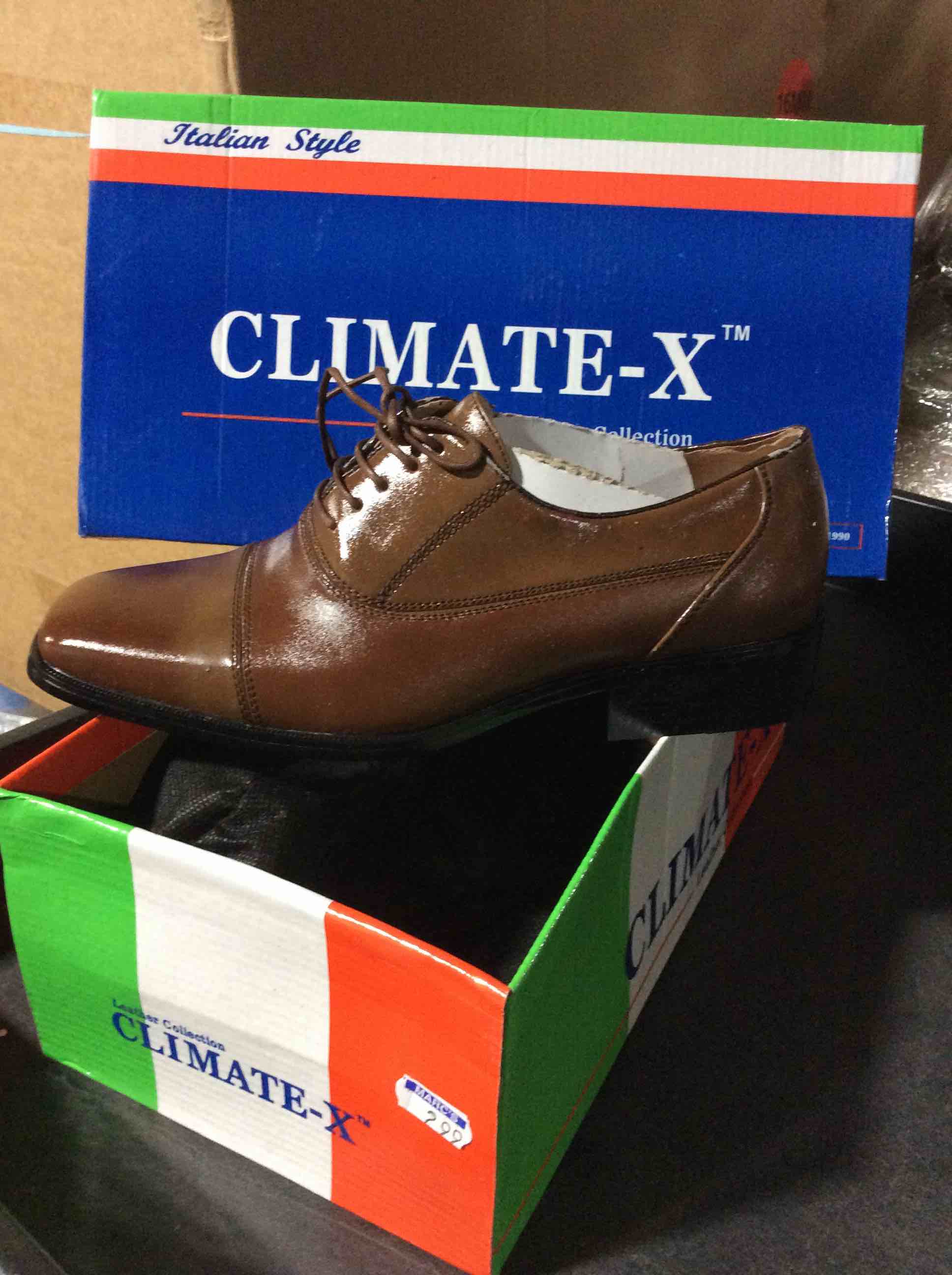 climate–x leather colelection A0295 BROWN size 8.5