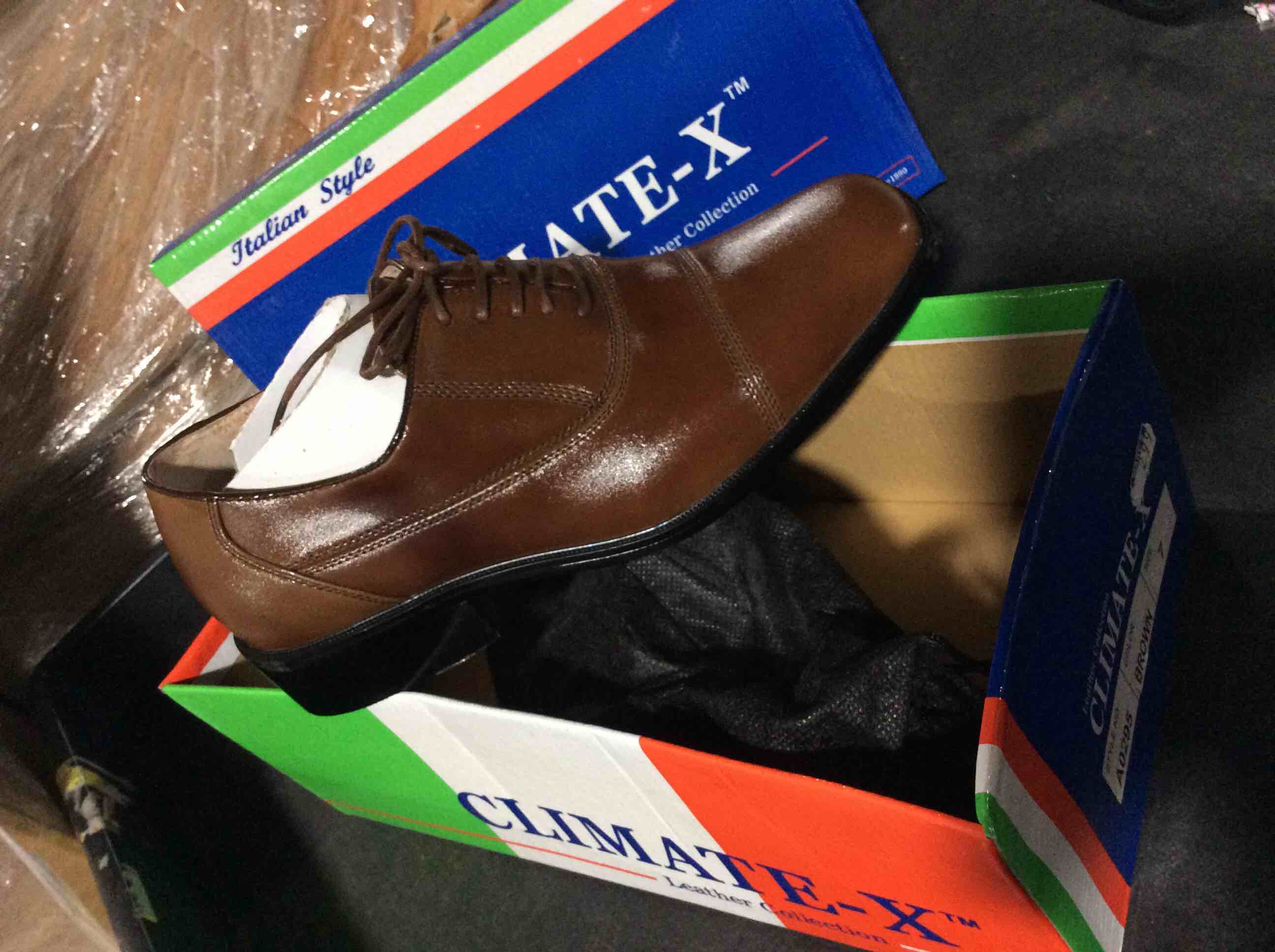 Condition photo showing Good Condition for climate–x A0295 Brown size 7