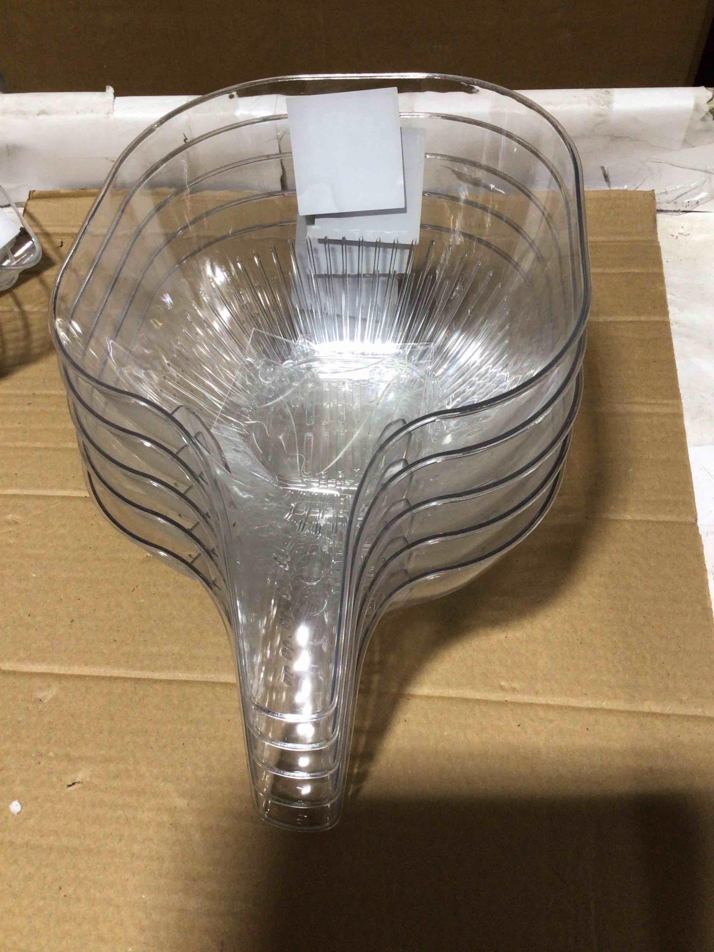 Condition photo showing Good Condition for 5Pcs Kitchen Colander Draining Bowl Set - Multi-Functional Drain Basket, Drainage Basket Funnel with Removable Filter, Fruits Vegetables Draining Bowl with Black Mesh Storage Bag, 23.4 x 19.2 cm