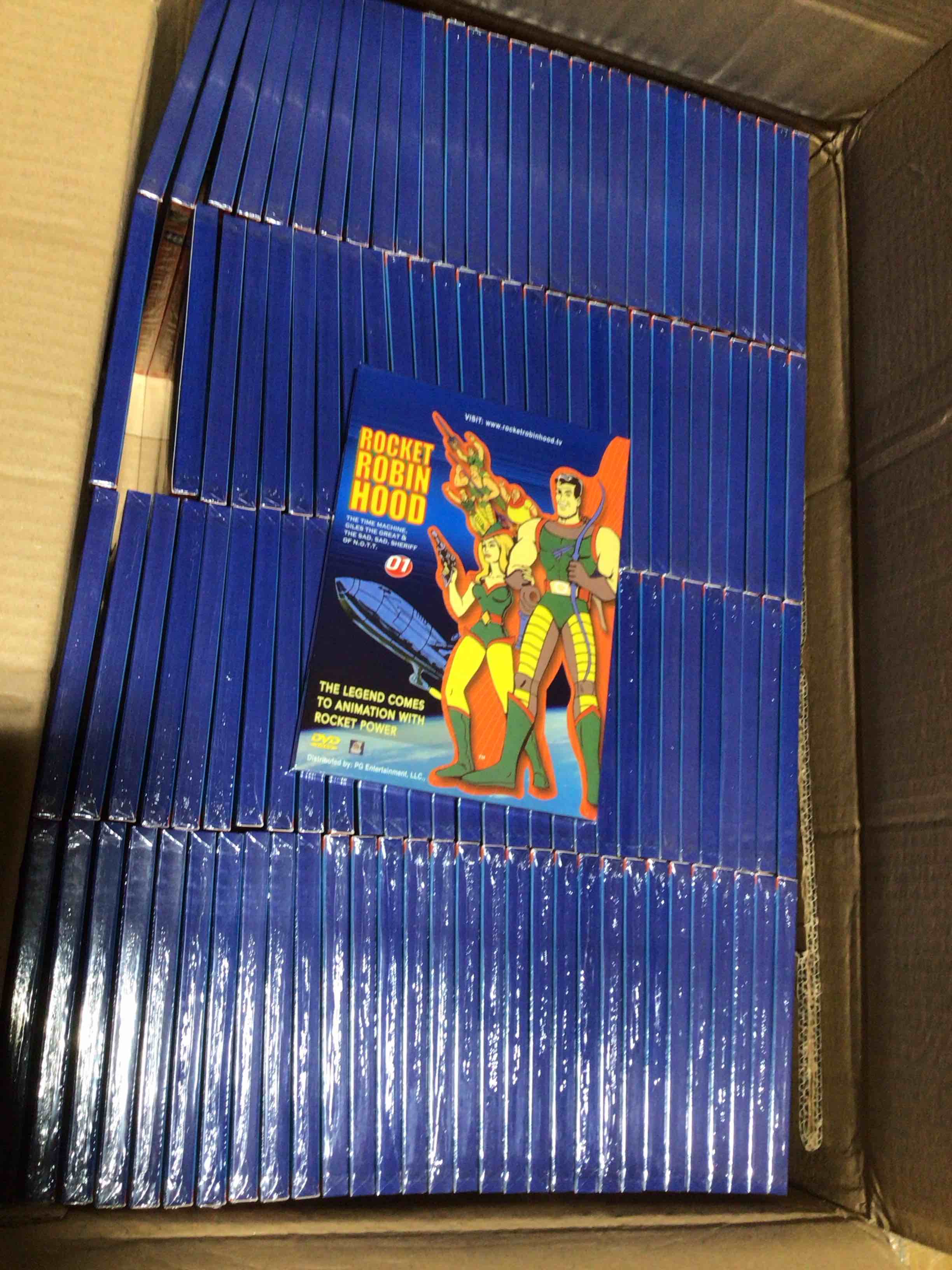 Condition photo showing New/Like New for Box of 120 Rocket Robin Hood DVD French Version Robin Fusée Rare Classic Animation Film, Vol1