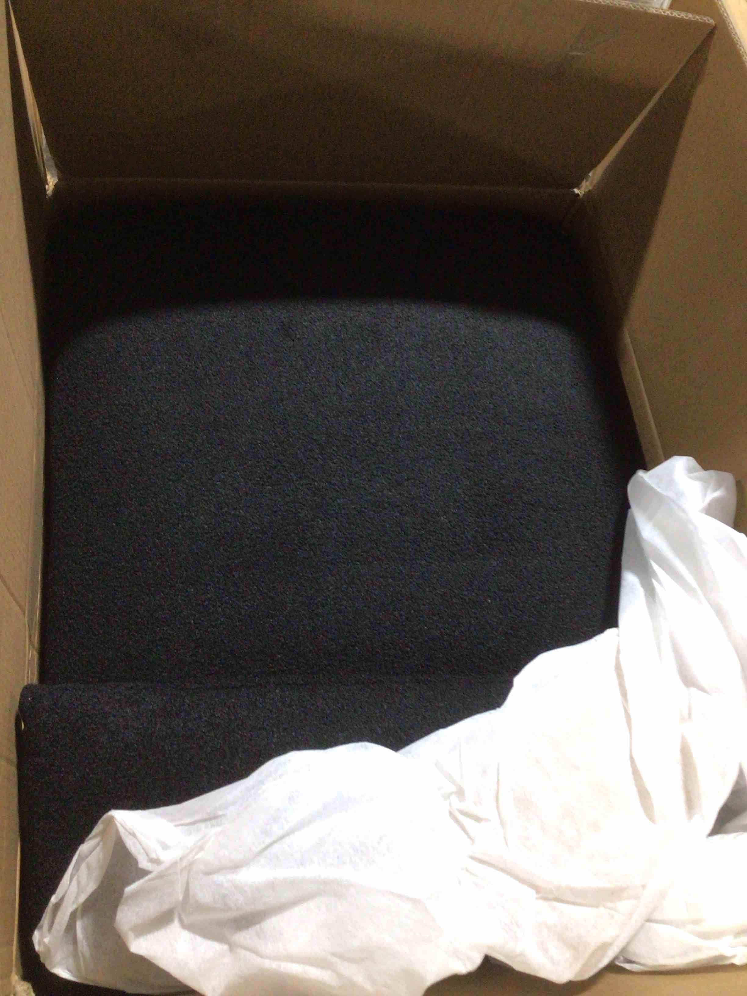 Condition photo showing Good Condition for (incomplete) 6 piece upholstered sectional , black 