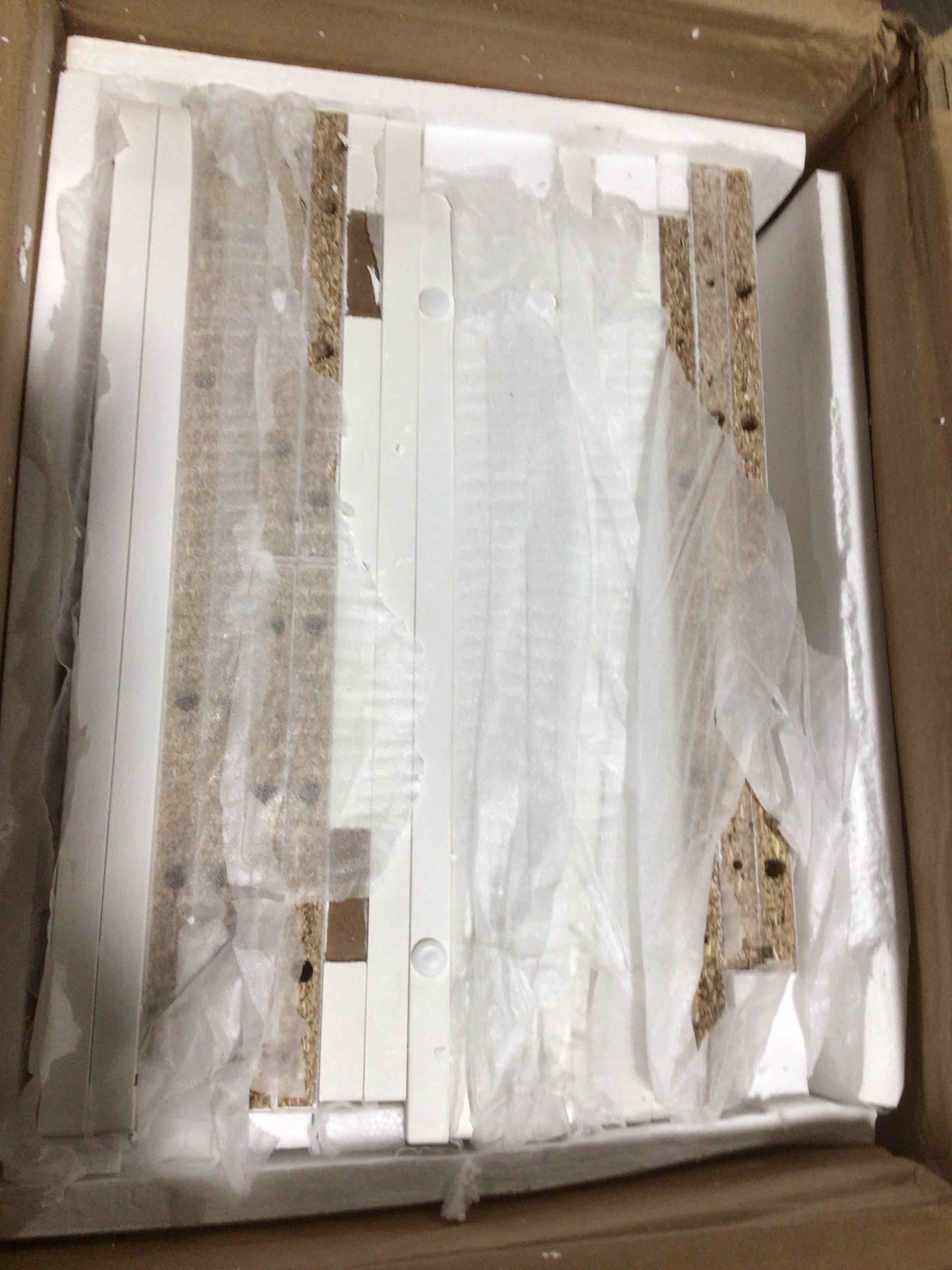 Condition photo showing Good Condition for (1 pc) 87” wide farmhouse hall tree with 3, Dim: 28.5 x 19.5 x 13.5 inch 