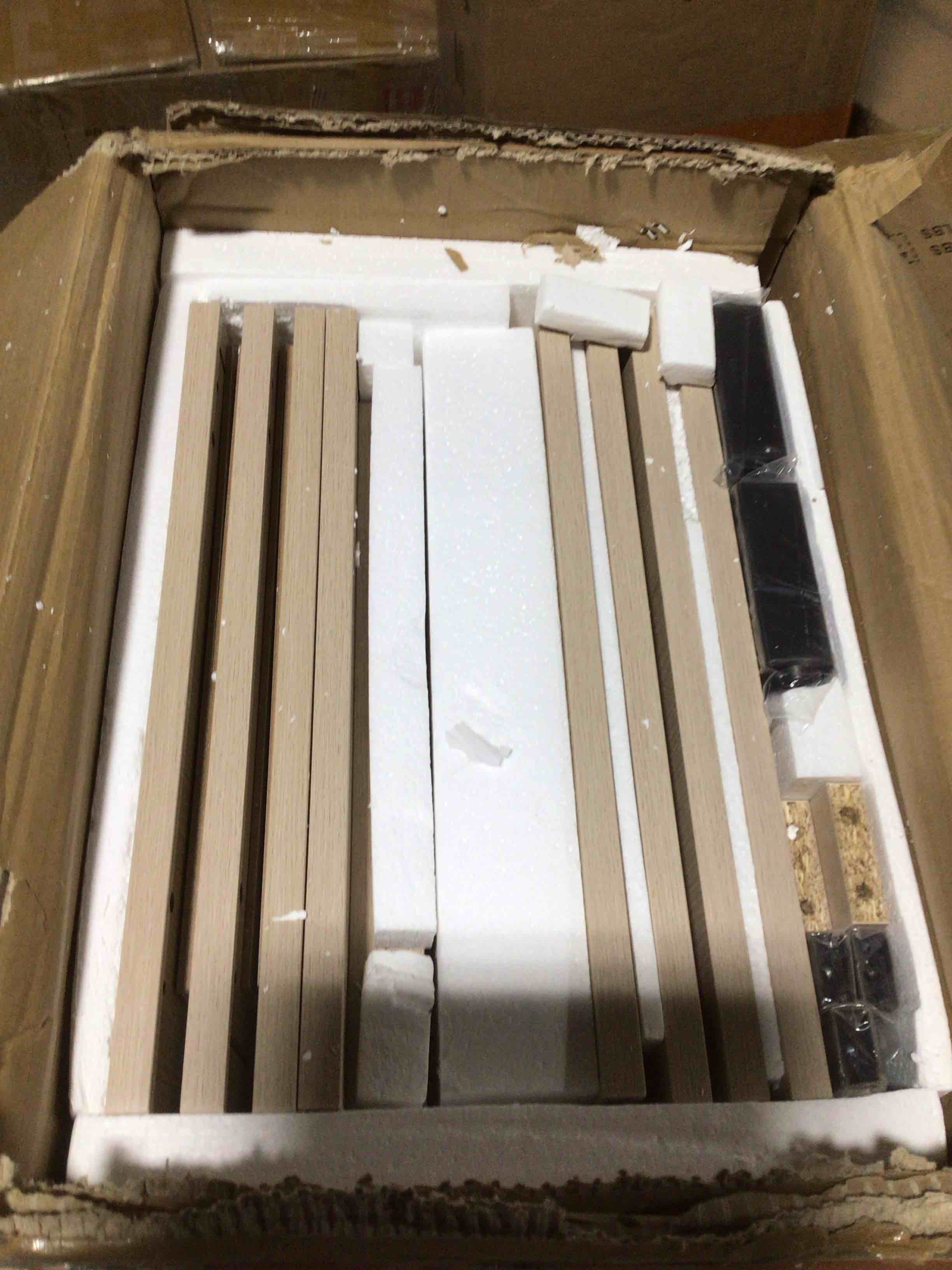 Condition photo showing Good Condition for Aadam 94.5” sideboard , beige ,  160 x 39.5 x 78 cm 