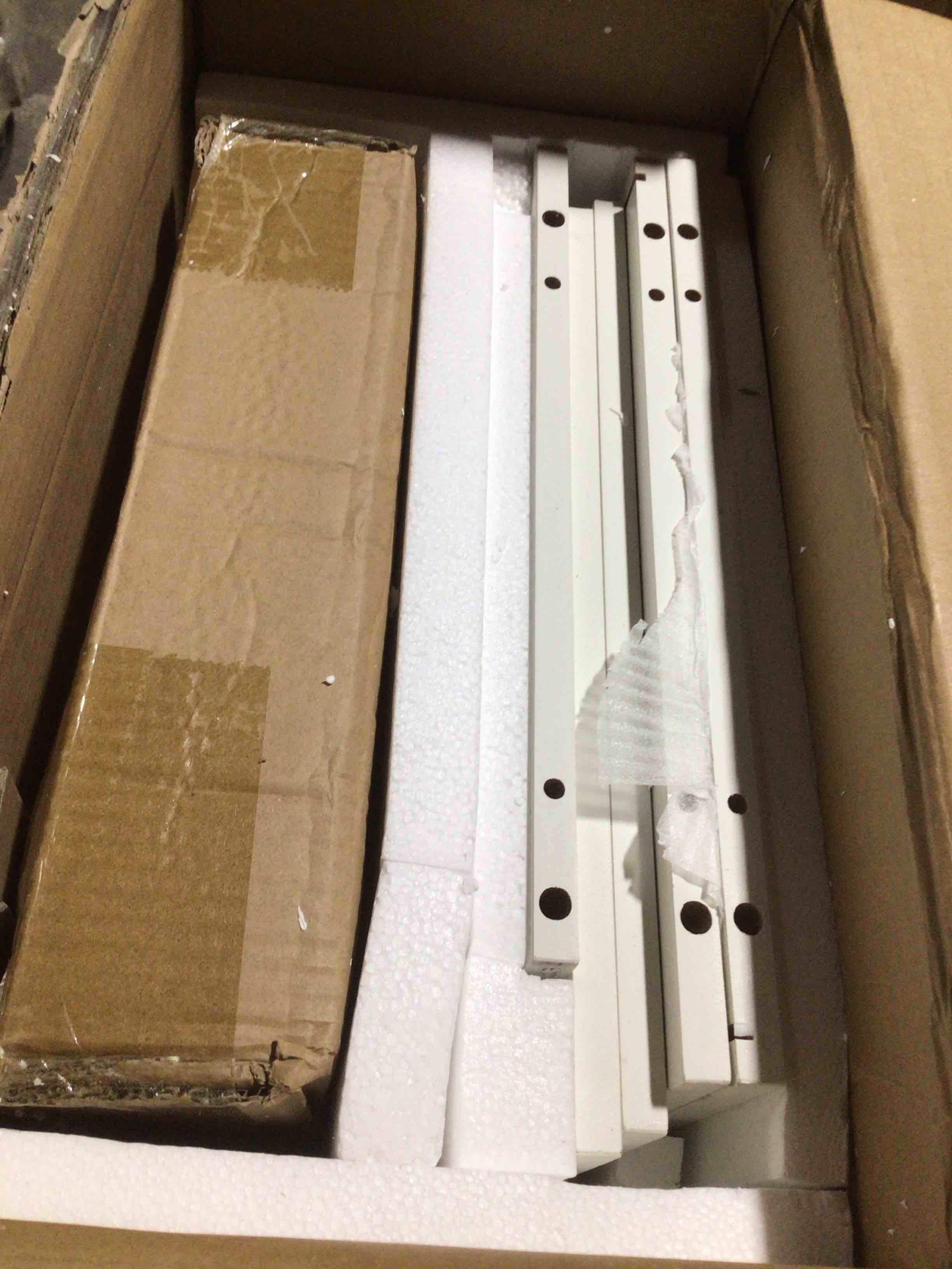 Condition photo showing Good Condition for (incomplete, box 1/2) 72.1” large kitchen pantry , coffee bar cabinets with removable wine