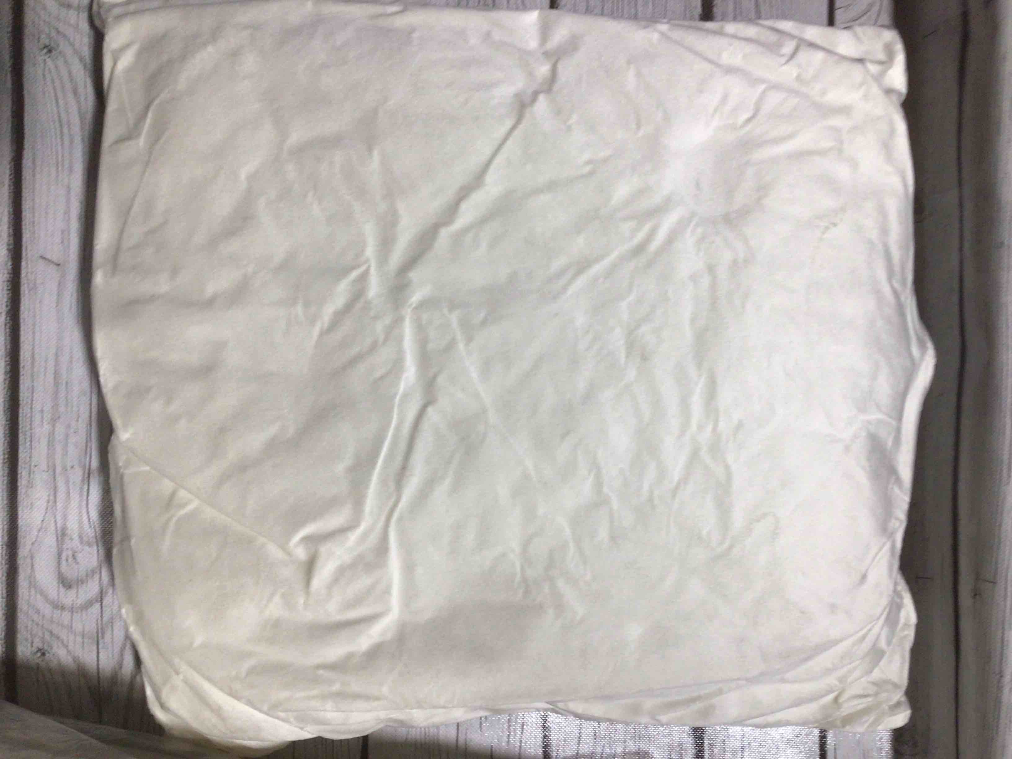 Condition photo showing New/Like New for NiNi ALL Decorative Throw Pillow Covers Velvet 16x16 Inch Pack of 2 White Cushion Covers Soft for Couch Sofa Bedroom Living Room Outdoor