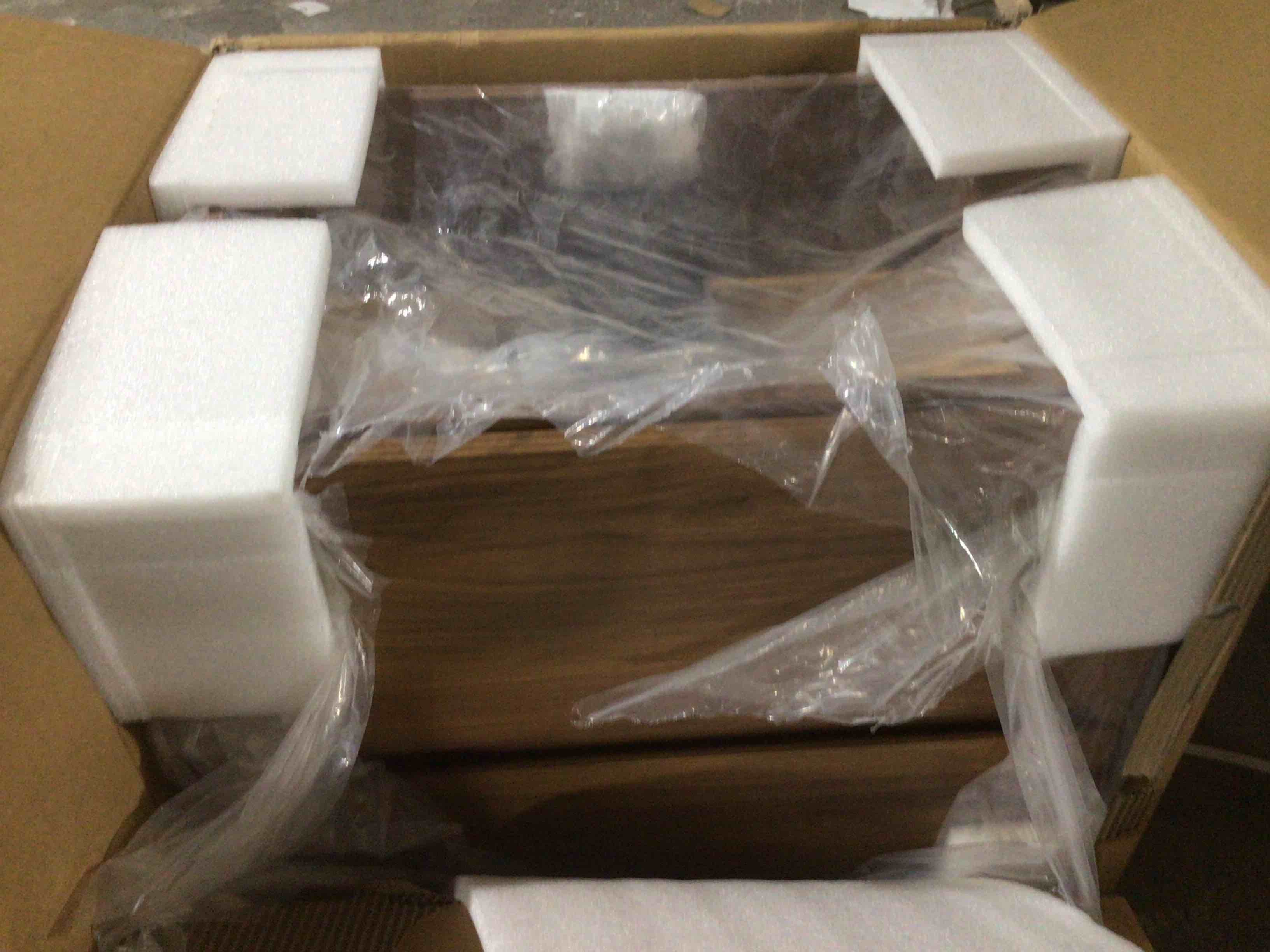 Condition photo showing Good Condition for (Only a dresser of 2 cabinets) 48" Freestanding Double Bathroom Vanity with Sink – Wall-Mounted Wood Cabinet with Acrylic Top, Soft-Close Drawers & Modern Design