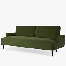 Condition photo showing As Is for The best sofa in a box designs for painless delivery to any home, beige/dark green