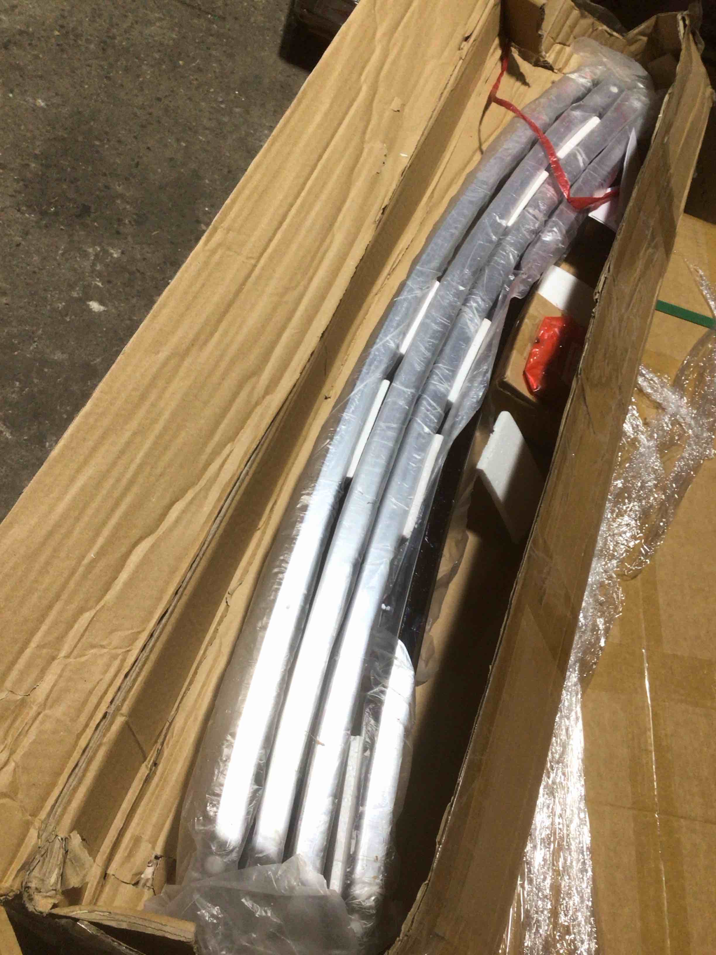 Condition photo showing Good Condition for (incomplete, box 2 of 2) EKSTROM ROUND GLASS TOP METAL BASE